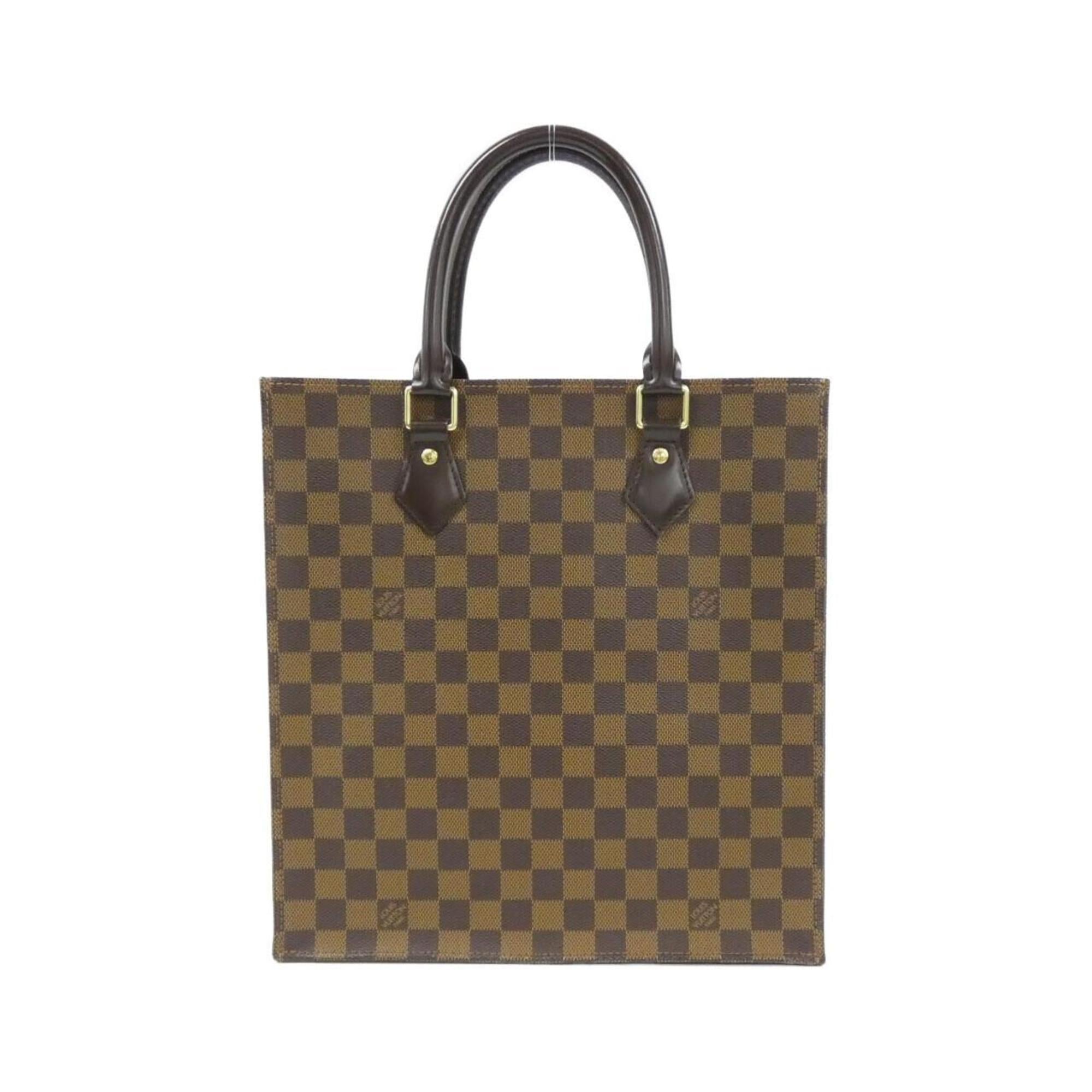 Louis Vuitton Brown Coated Canvas Handbag Tote Bag (Pre-Owned)