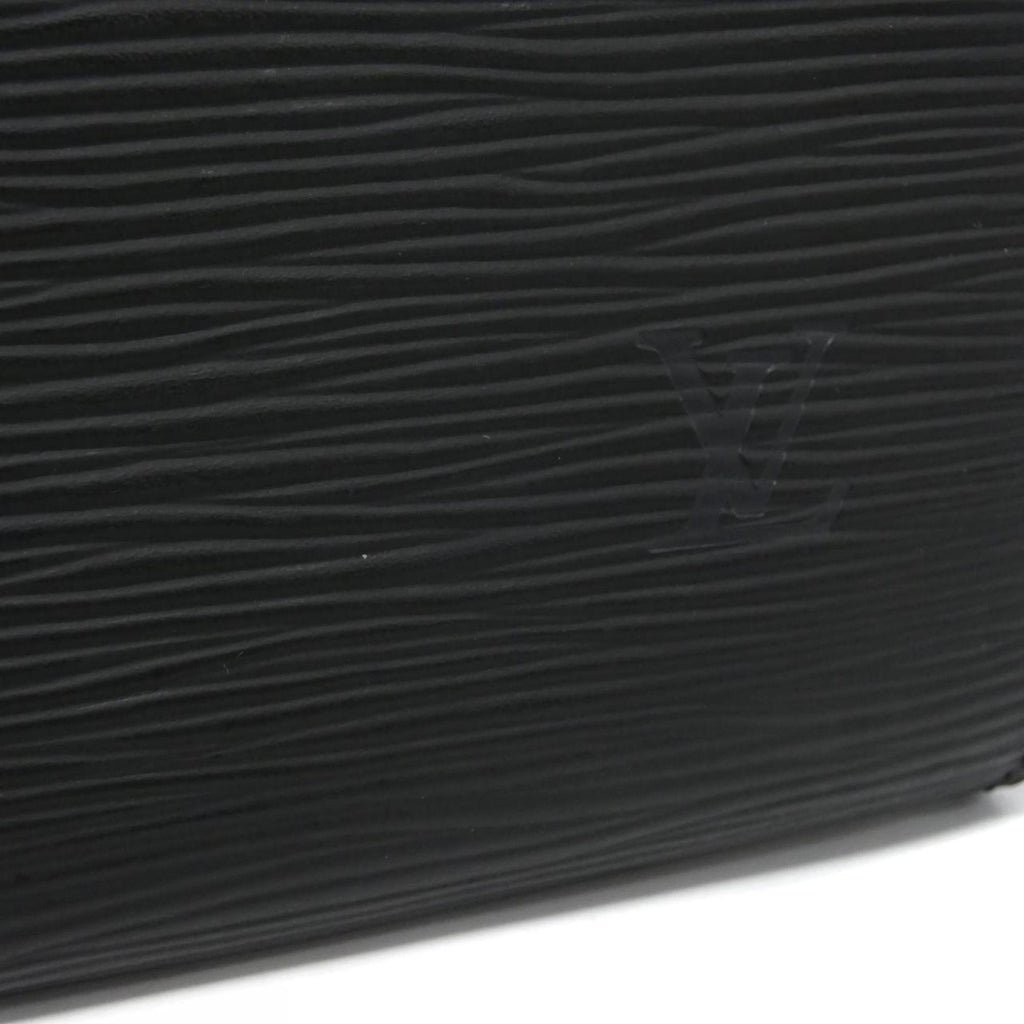 Louis Vuitton Black Leather Pochette Pouch (Pre-Owned)