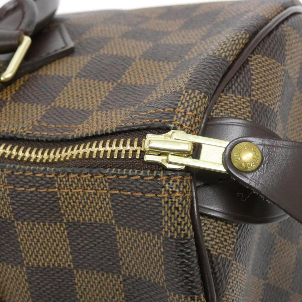 Louis Vuitton Ebene Coated Canvas Boston Bag (Pre-Owned)