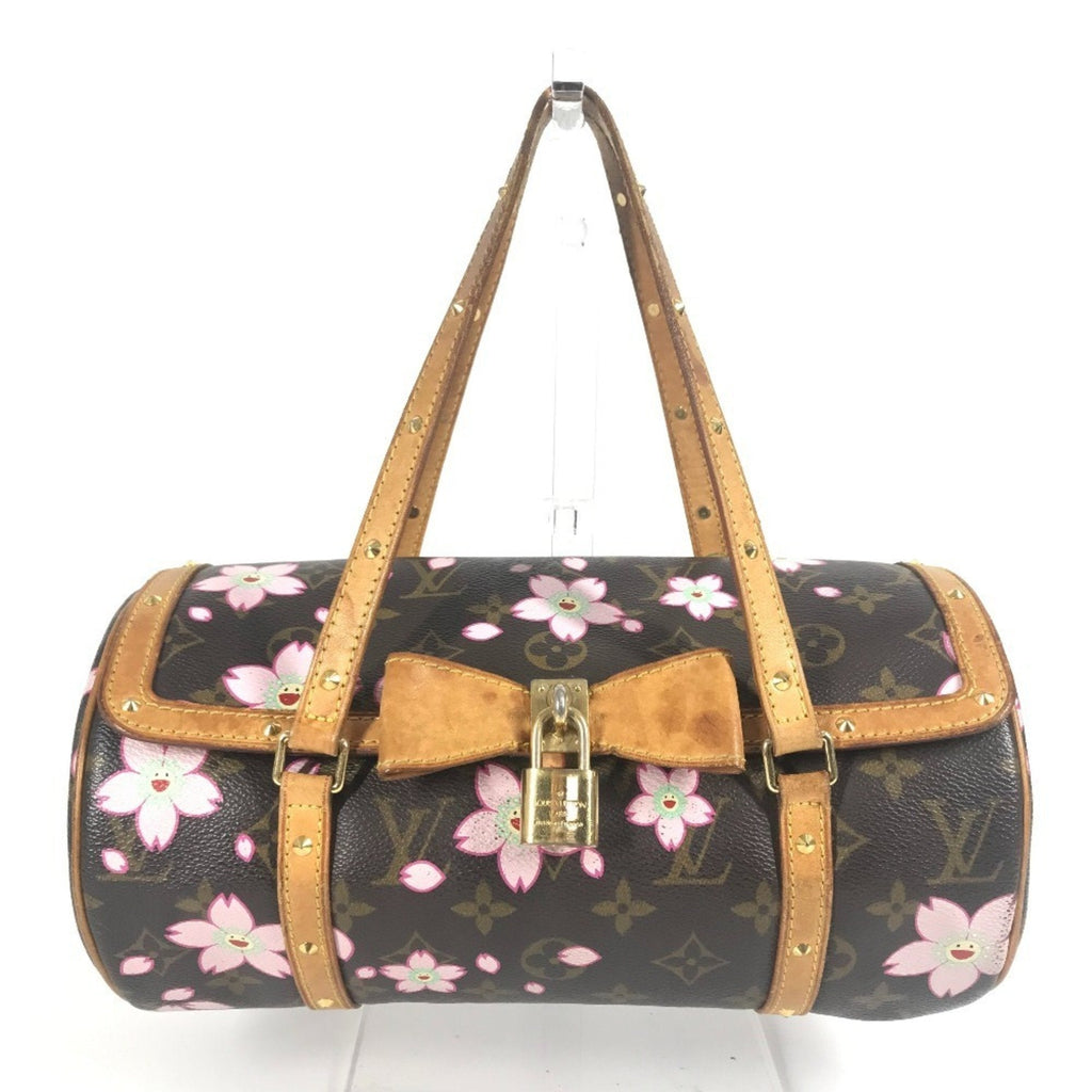 Louis Vuitton Brown Monogram Pink Monogram Handbag Shoulder Bag Tote Bag (Pre-Owned)