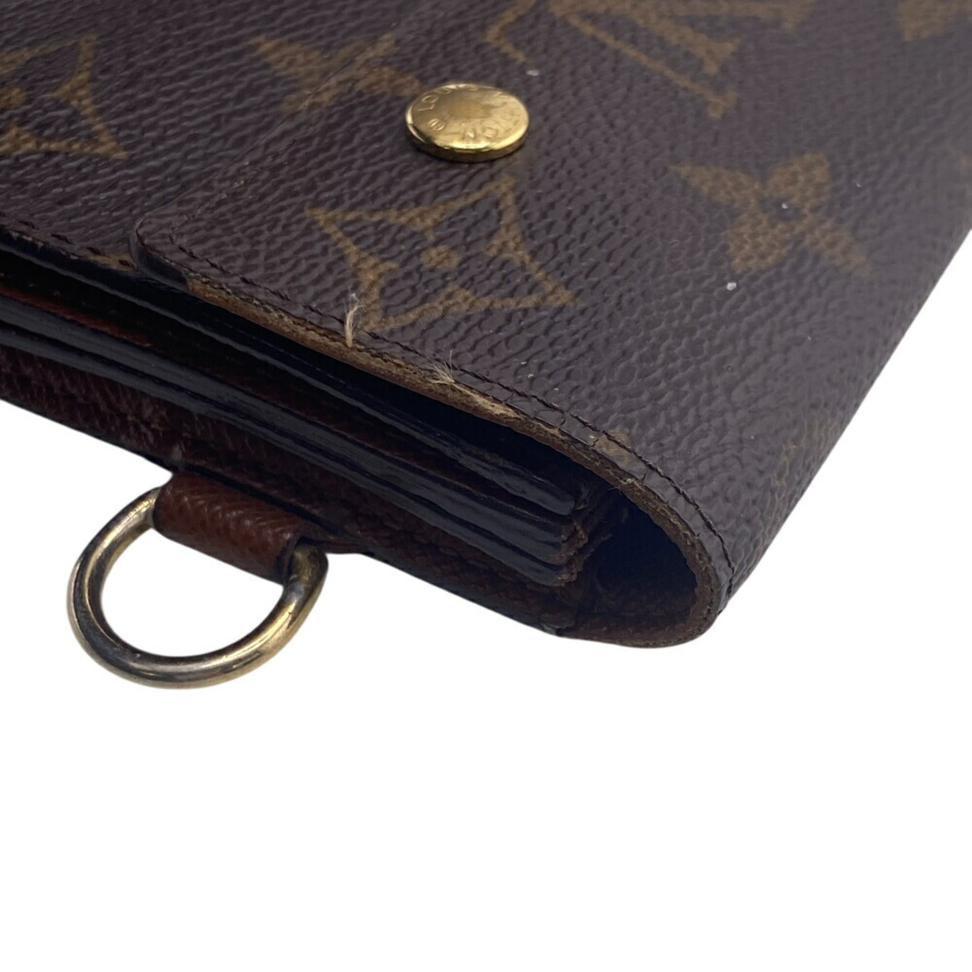 Louis Vuitton Monogram Brown Monogram Long Wallet (Bi-Fold) (Pre-Owned)
