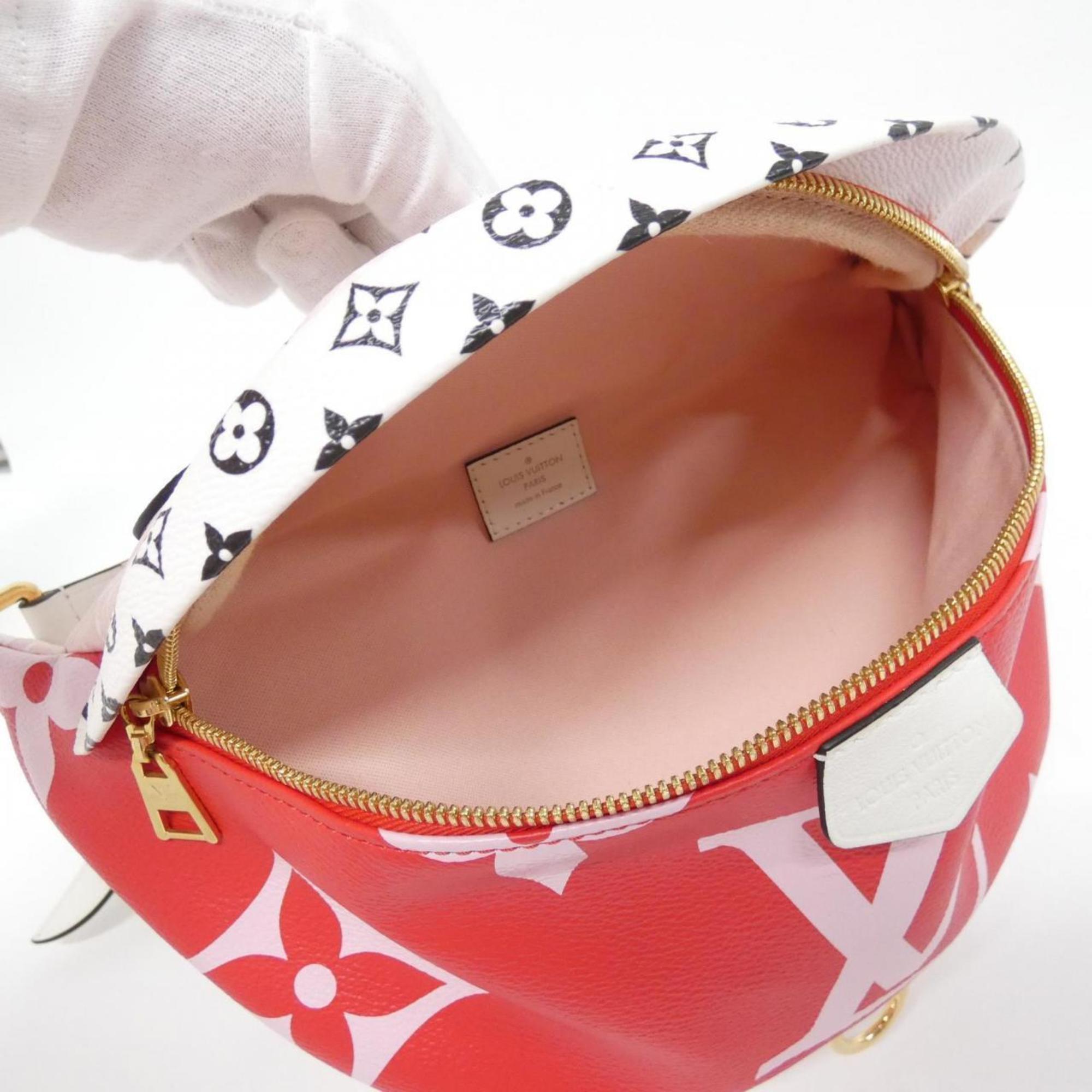 Louis Vuitton Monogram Rouge Coated Canvas Shoulder Bag (Pre-Owned)