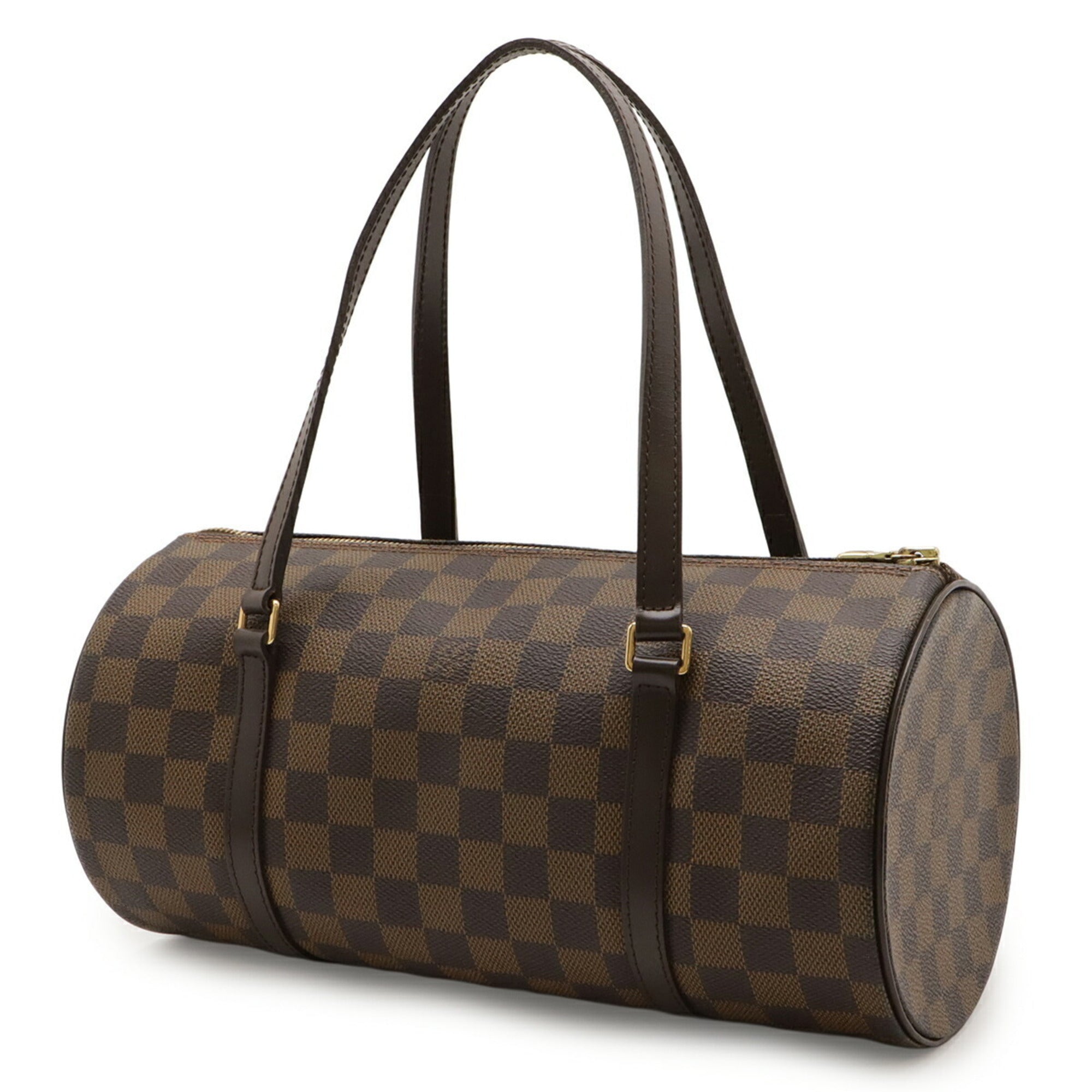 Louis Vuitton Brown Pvc Handbag Pouch Shoulder Bag (Pre-Owned)