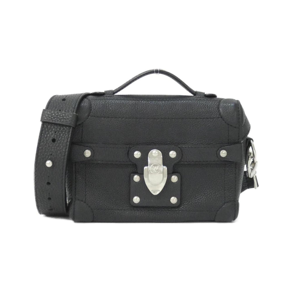 Louis Vuitton Black Leather Shoulder Bag (Pre-Owned)