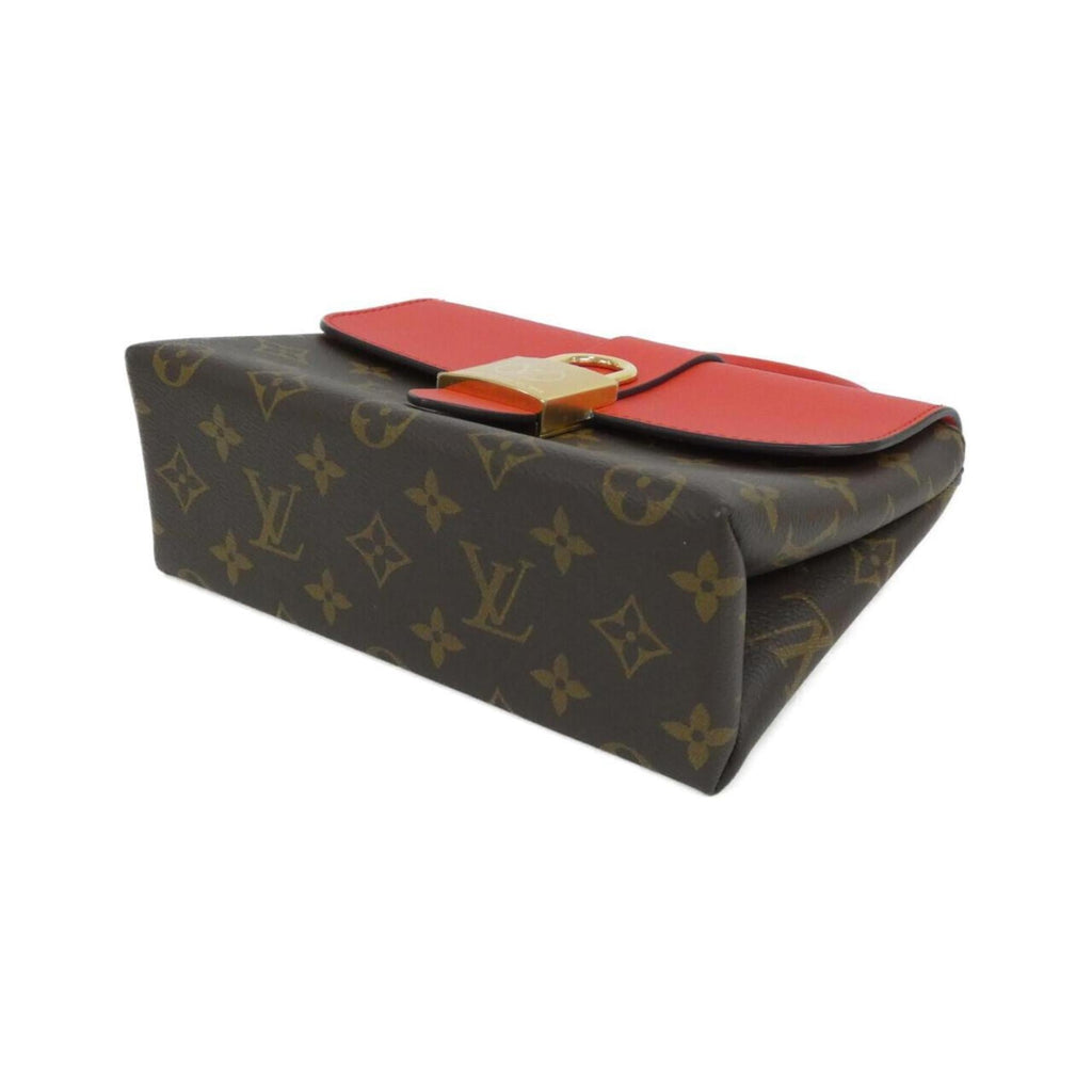 Louis Vuitton Brown Coquelicots Red Color Coated Canvas Leather Handbag (Pre-Owned)