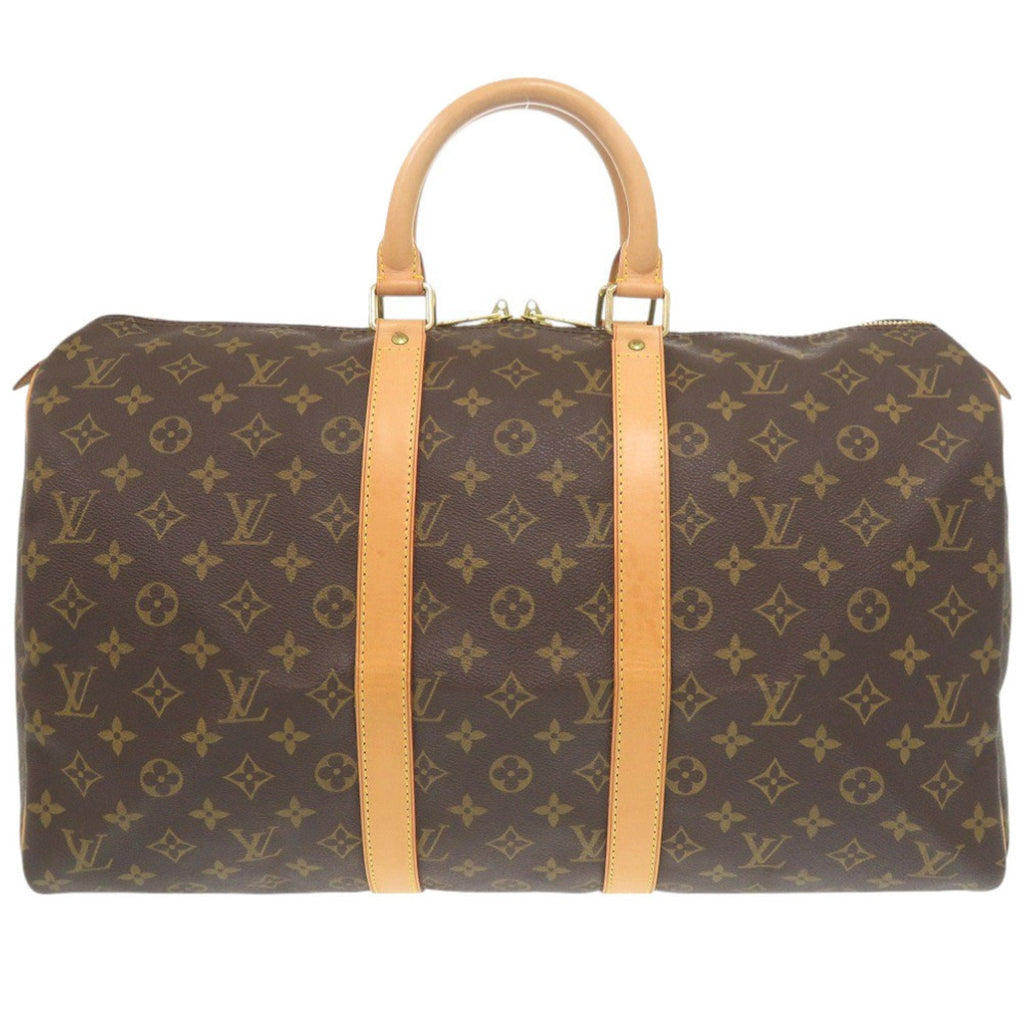 Louis Vuitton Brown Monogram Canvas Boston Bag (Pre-Owned)