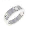 Louis Vuitton White Gold (18K) Band Ring (Pre-Owned)