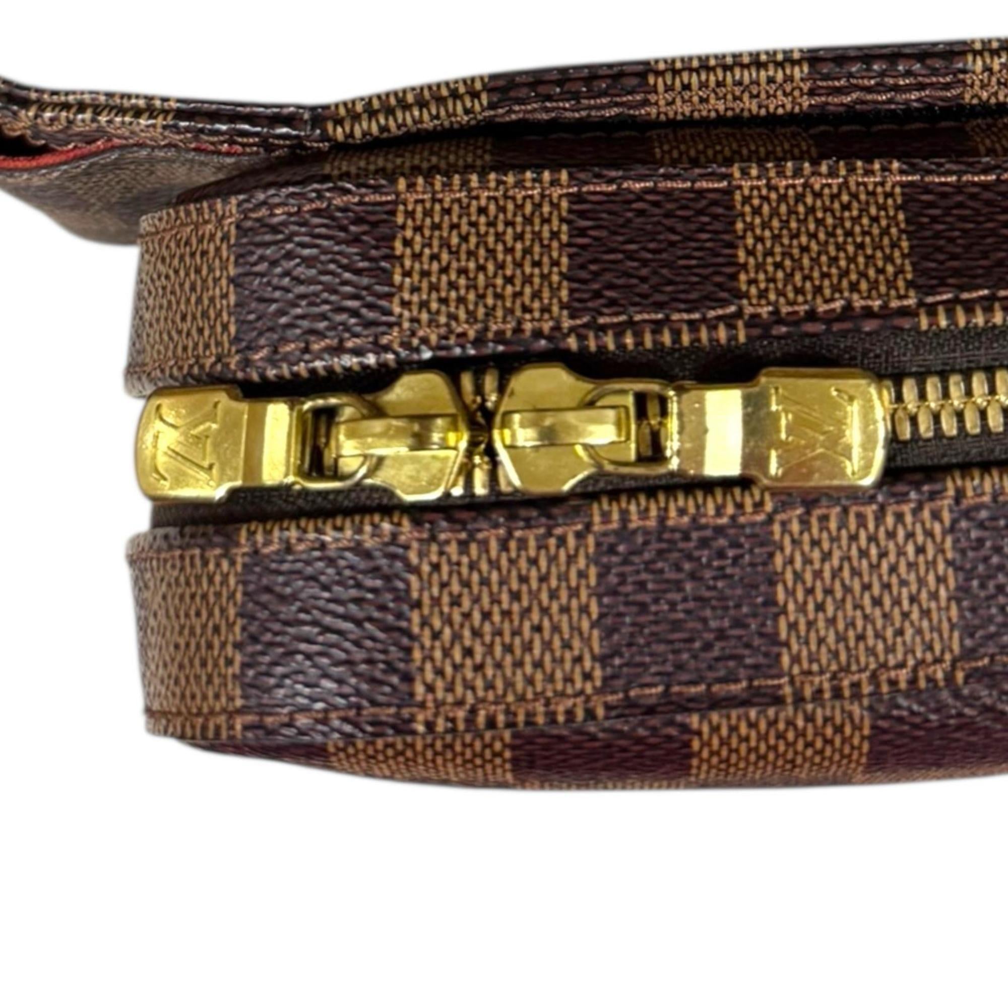 Louis Vuitton Brown Damier Canvas Sling Bag (Pre-Owned)