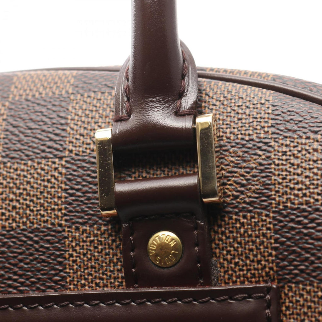 Louis Vuitton Brown Coated Canvas Leather Handbag (Pre-Owned)