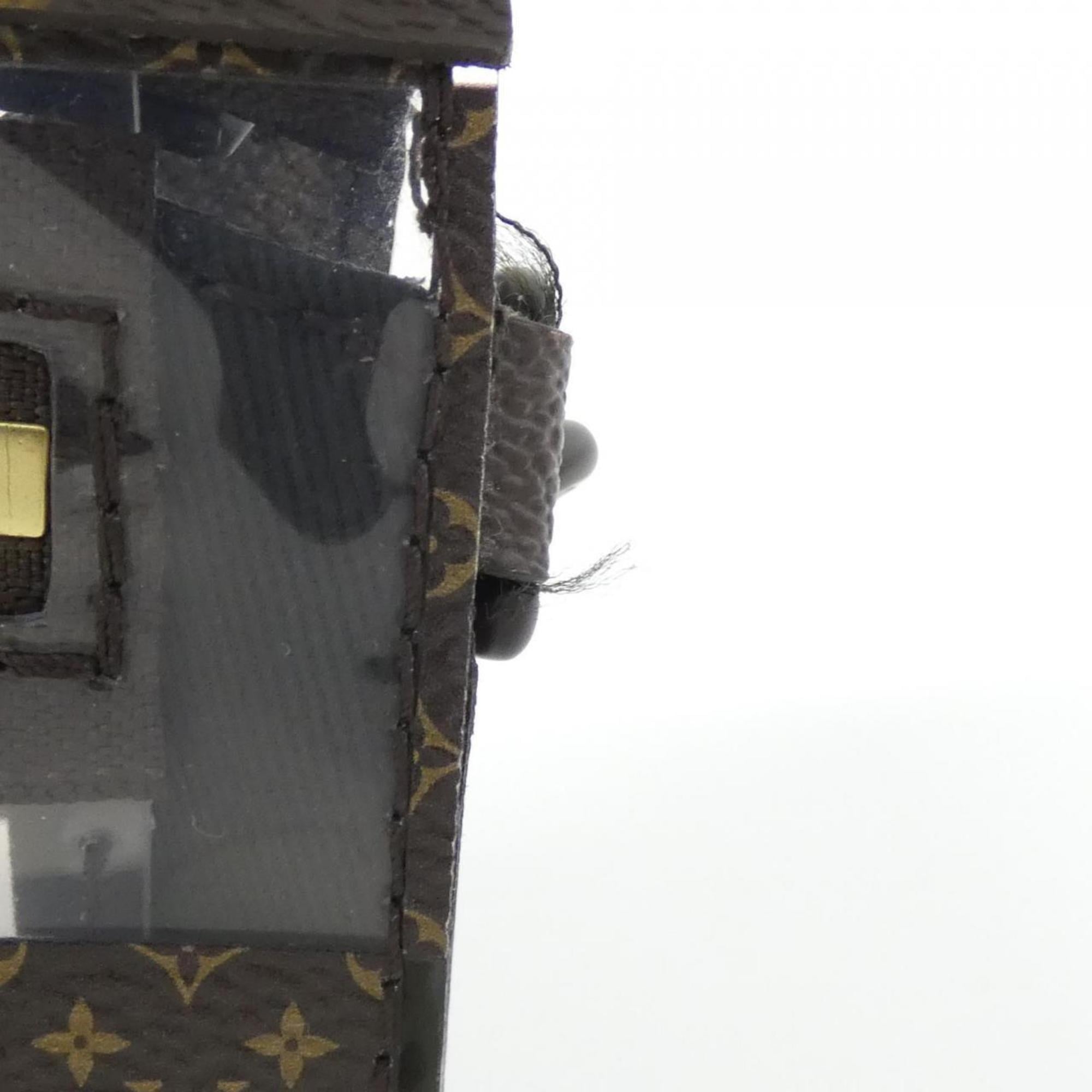 Louis Vuitton Marron Coated Canvas Pvc Pouch (Pre-Owned)