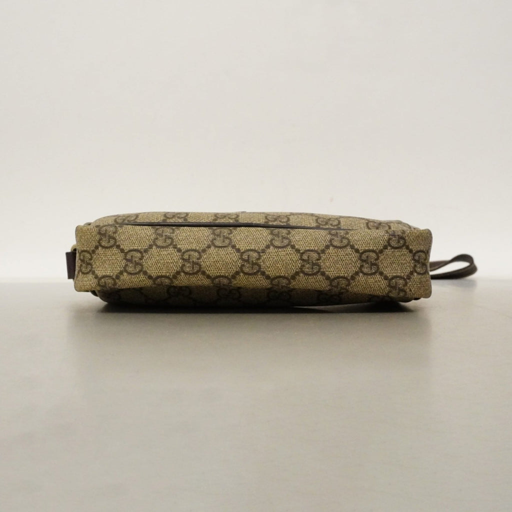 Front Zip Camera Bag GG Coated Canvas Small