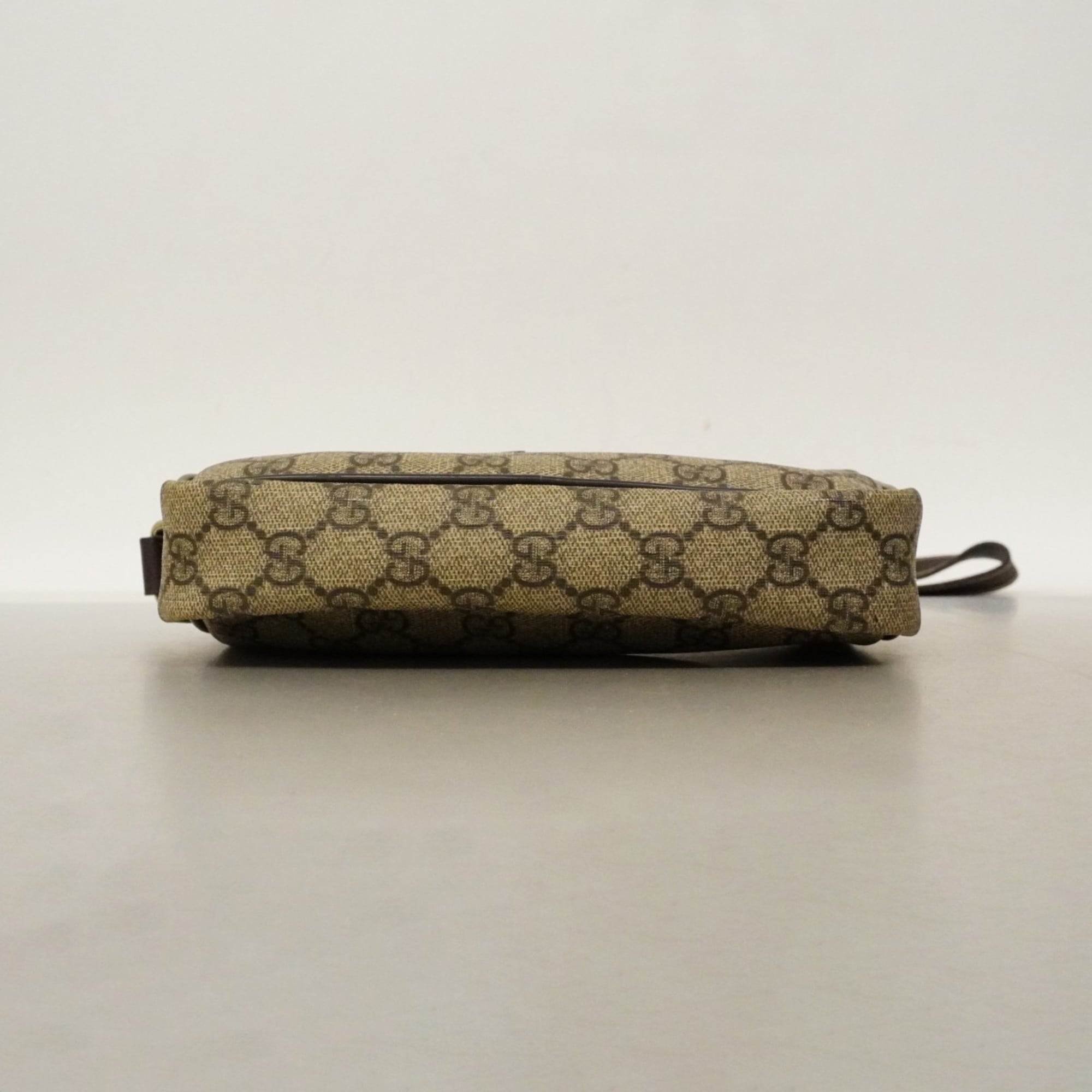 Front Zip Camera Bag GG Coated Canvas Small
