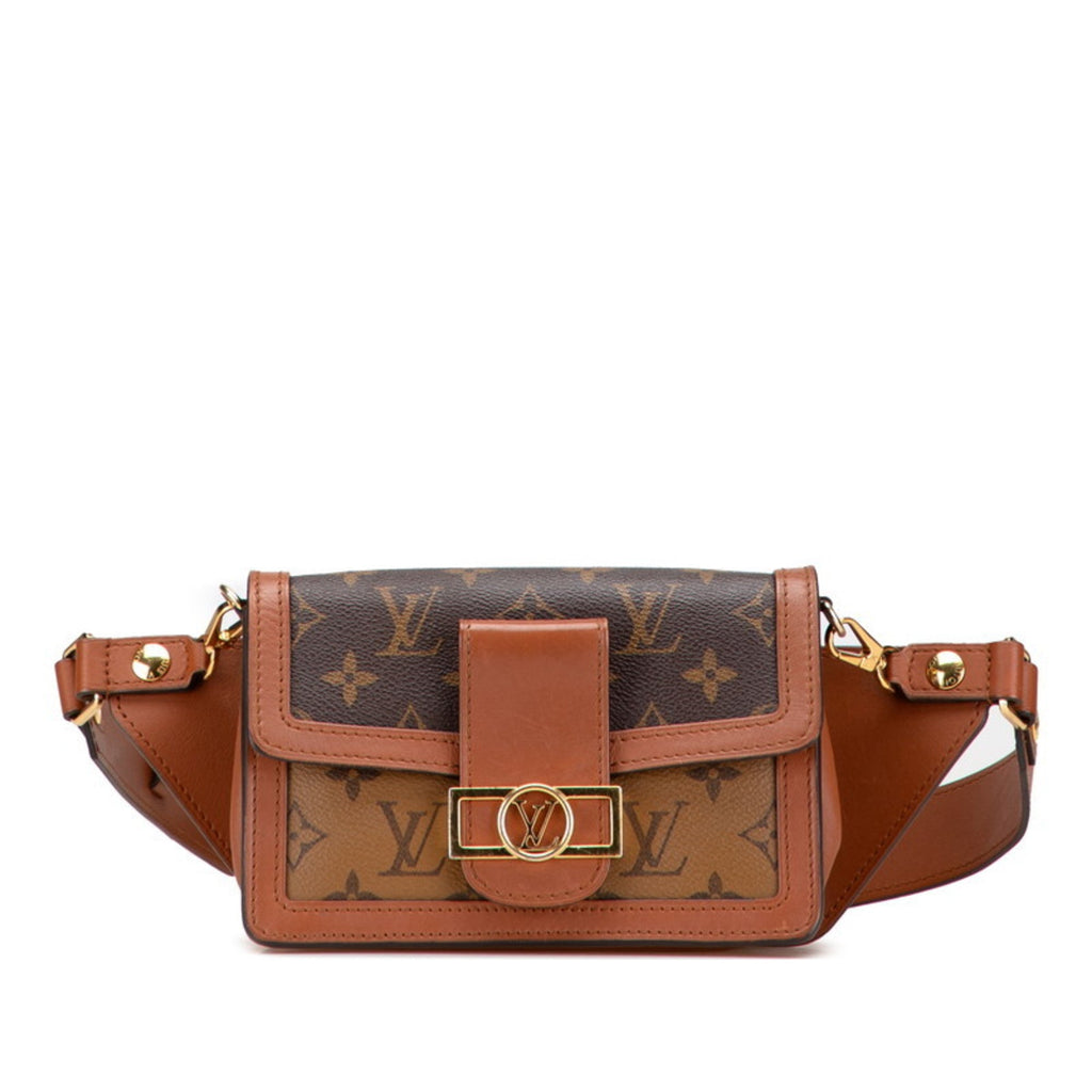 Louis Vuitton Monogram Reverse Brown Pvc Leather Sling Bag (Pre-Owned)