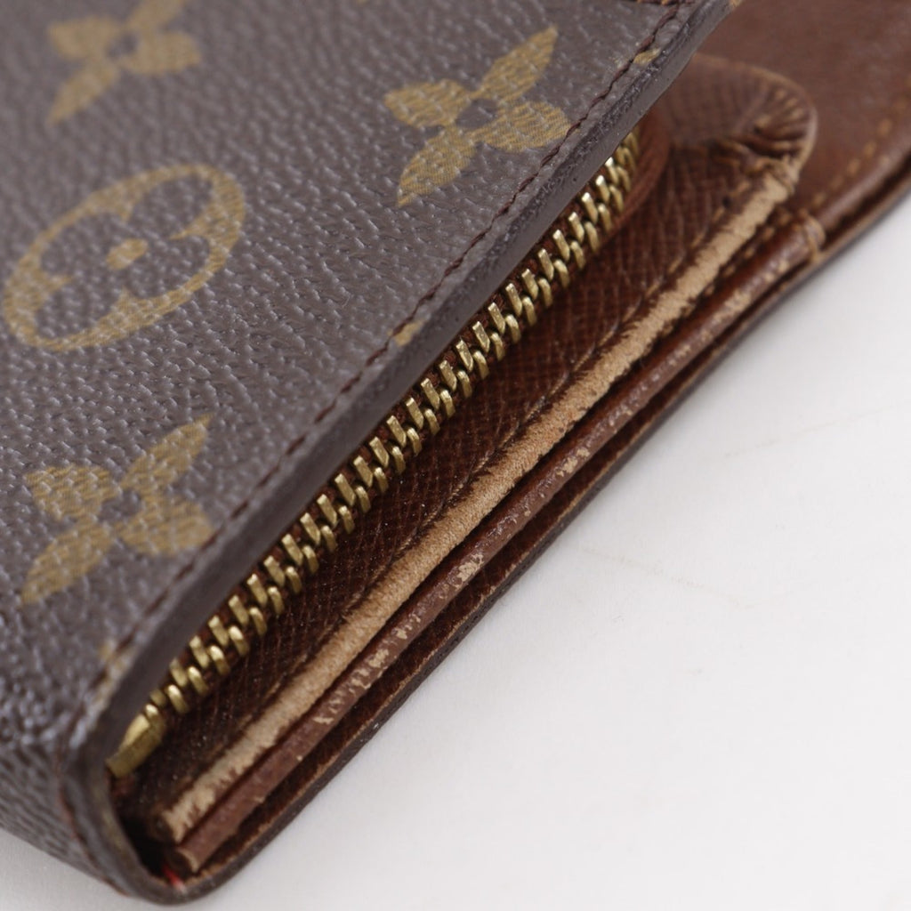Louis Vuitton Brown Monogram Canvas Wallet (Bi-Fold) (Pre-Owned)