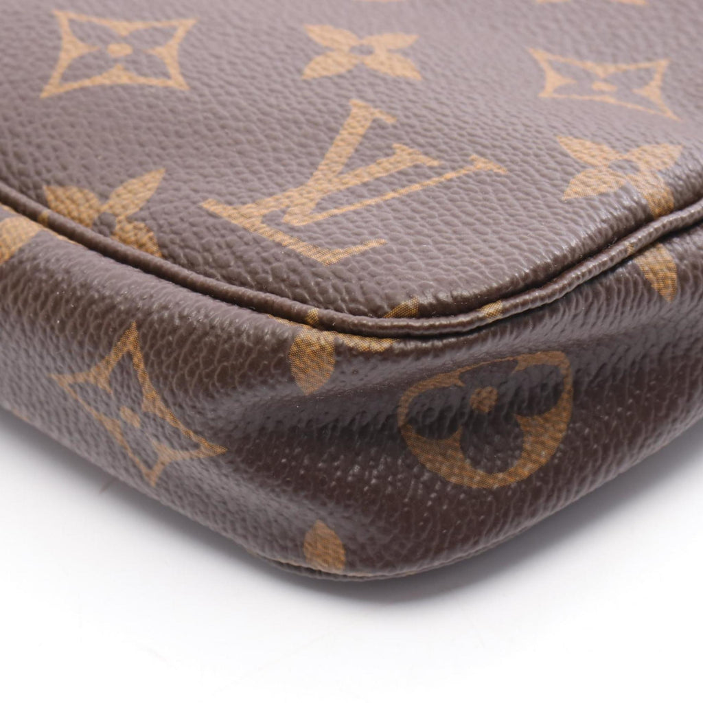 Louis Vuitton Brown Monogram Coated Canvas Leather Handbag (Pre-Owned)