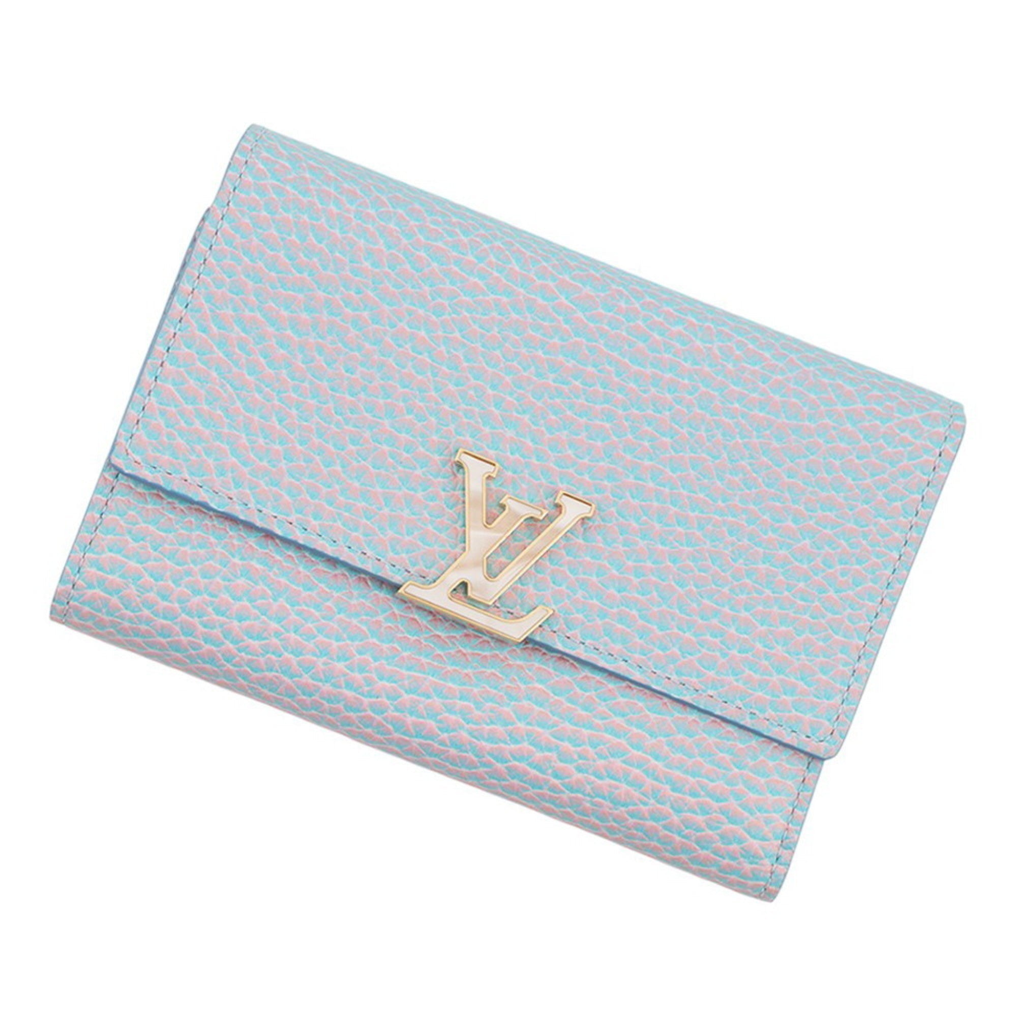 Louis Vuitton Leather Wallet (Tri-Fold) (Pre-Owned)