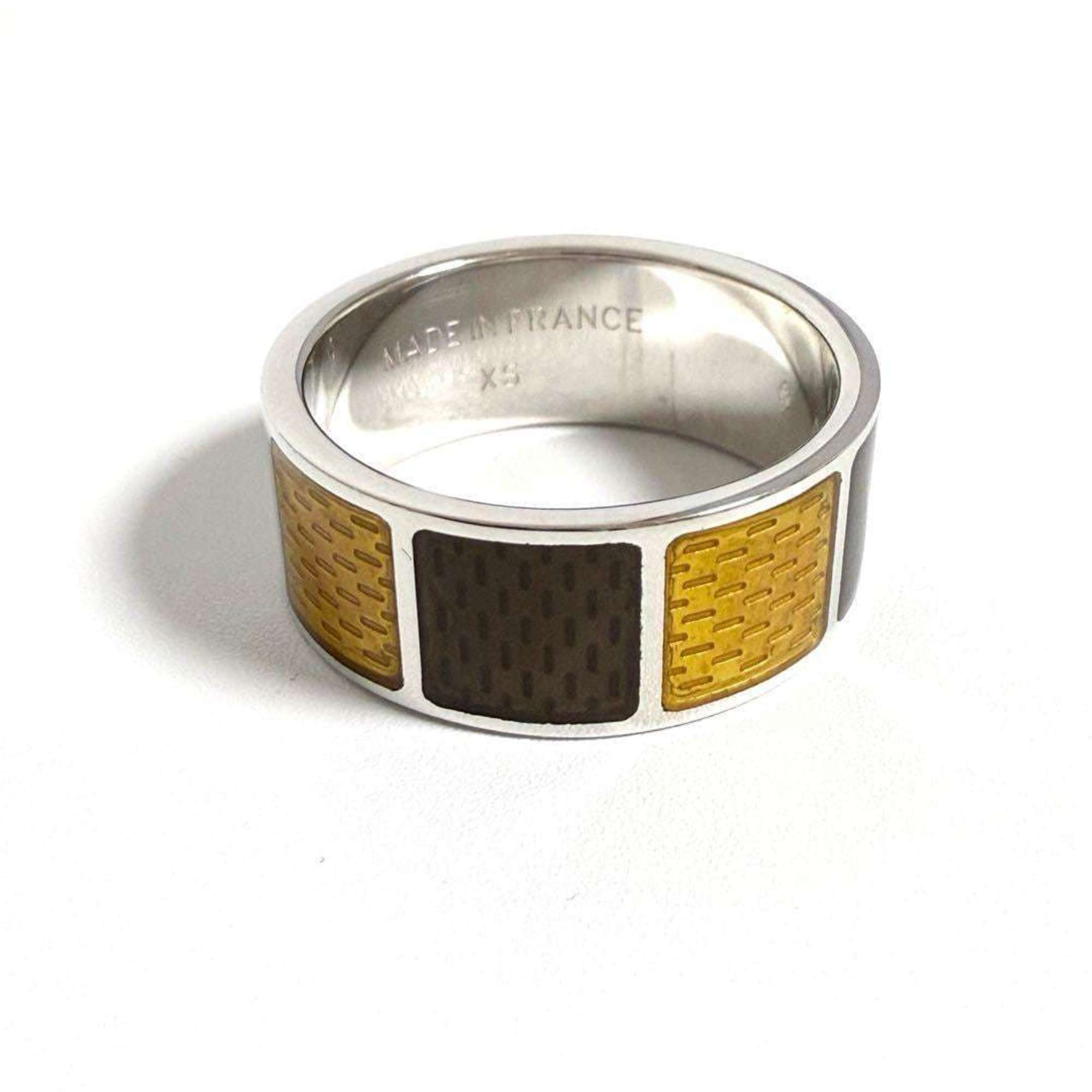 Louis Vuitton Silver 925 Band Ring (Pre-Owned)