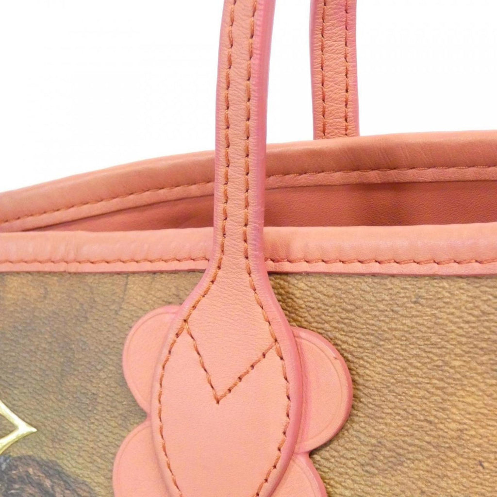 Louis Vuitton Corail Coated Canvas Handbag Pouch (Pre-Owned)