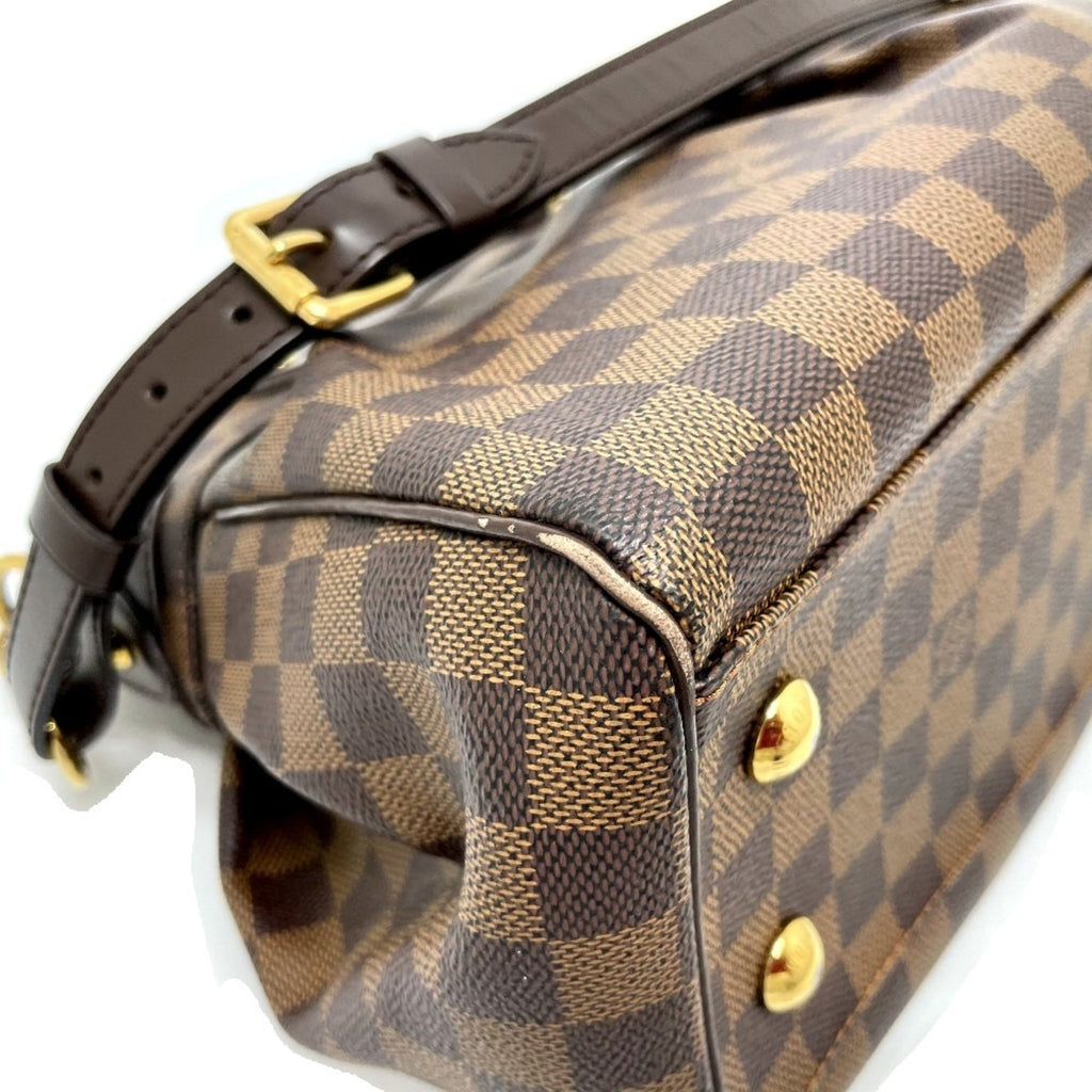 Louis Vuitton Brown Damier Canvas Ebene Damier Canvas Handbag Shoulder Bag (Pre-Owned)