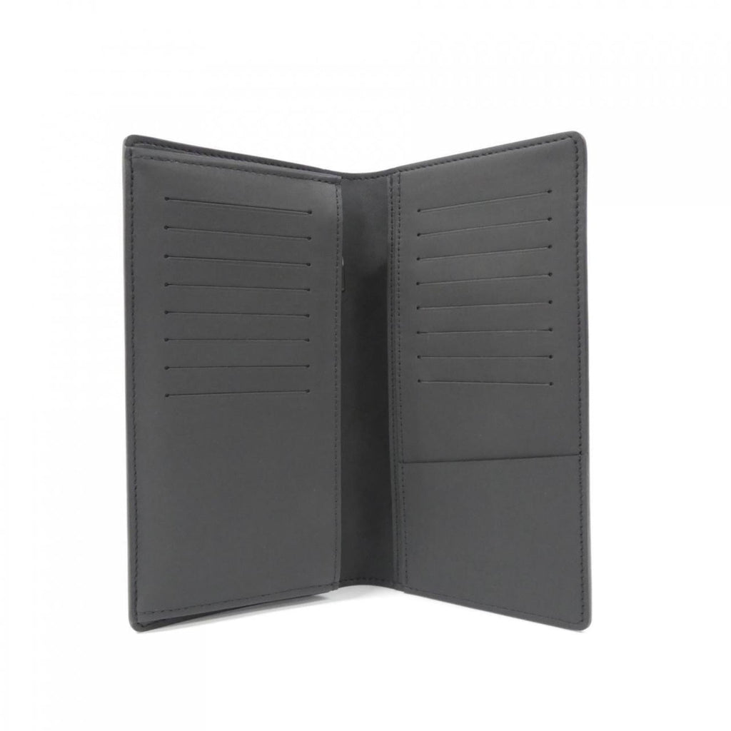 Louis Vuitton Black Leather Long Wallet (Bi-Fold) (Pre-Owned)