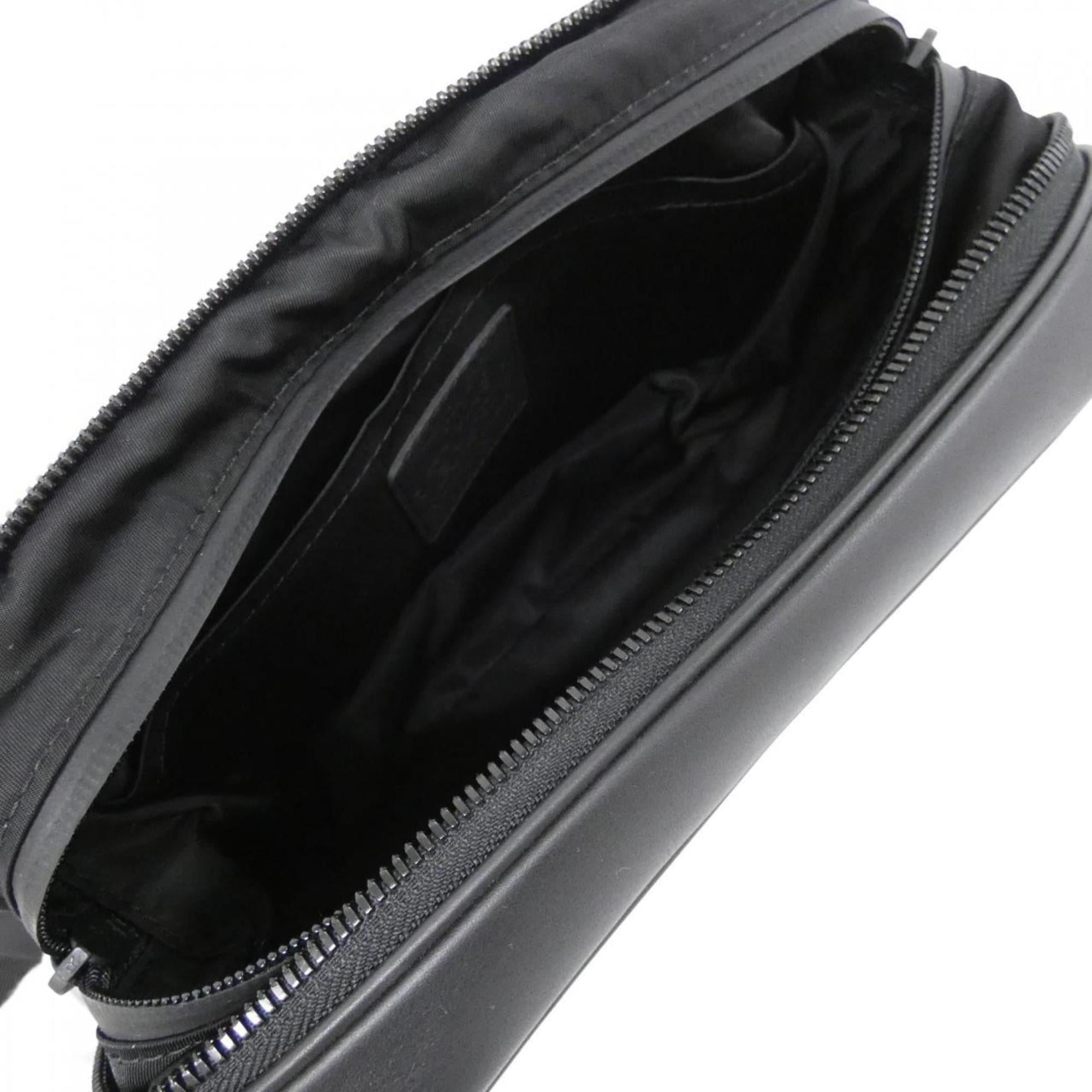 Louis Vuitton Black Gris Nylon Shoulder Bag (Pre-Owned)