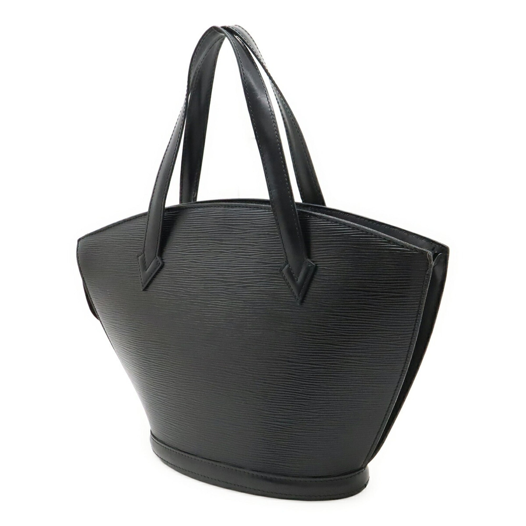 Louis Vuitton Black Noir Epi Leather Handbag Tote Bag (Pre-Owned)