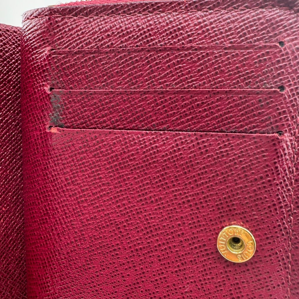 Louis Vuitton Pink Leather Wallet (Bi-Fold) (Pre-Owned)