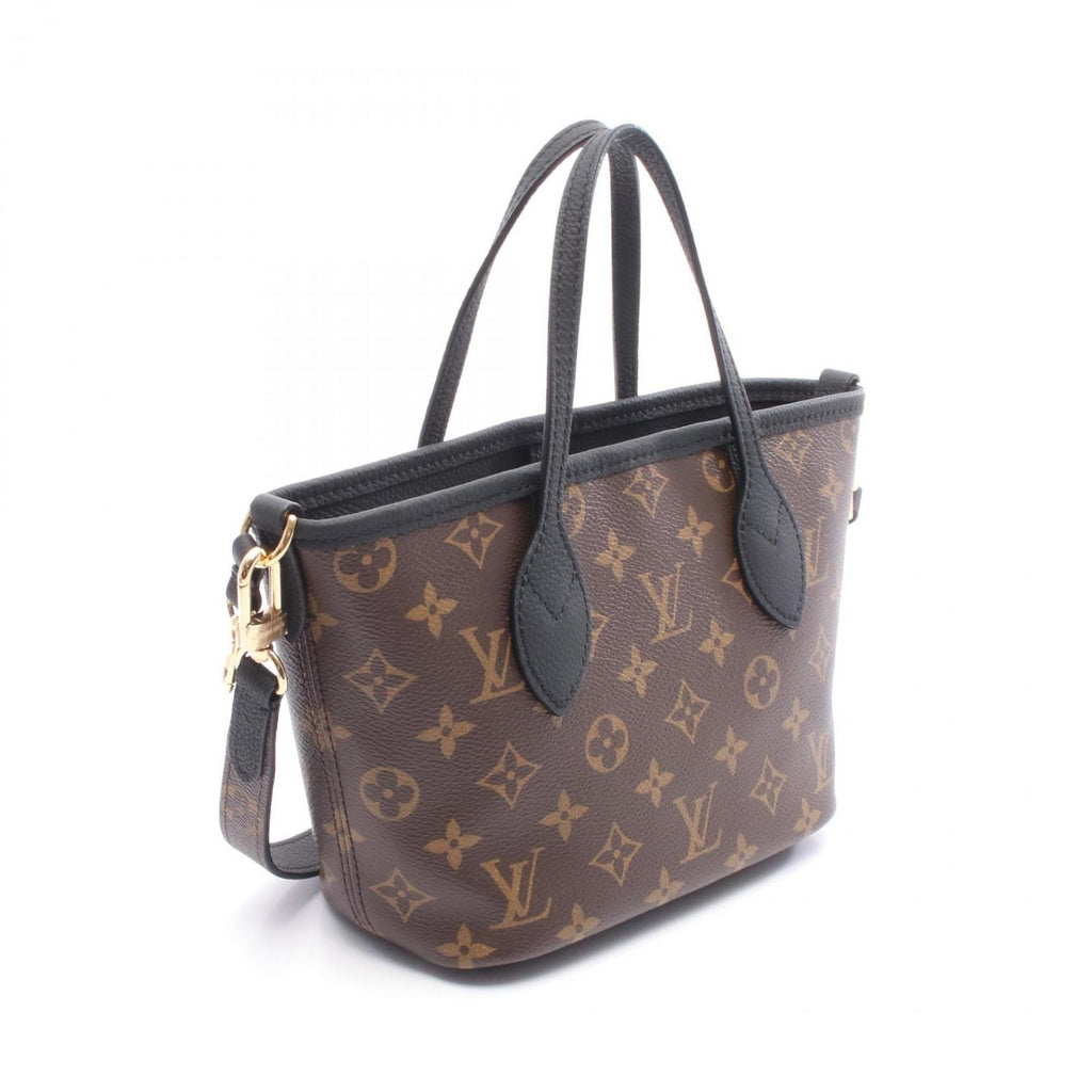 Louis Vuitton Black Brown Coated Canvas Monogram Pvc Leather Tote Bag (Pre-Owned)