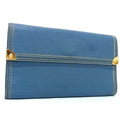 Louis Vuitton Suhali Blue Suhali Leather Coin Purse/Coin Case (Pre-Owned)