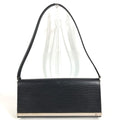 Louis Vuitton Epi Black Noir Epi Leather Clutch Bag Pochette Shoulder Bag (Pre-Owned)