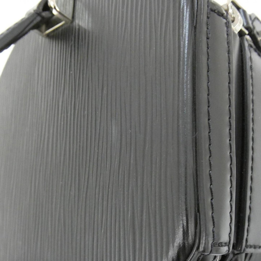 Louis Vuitton Black Leather Handbag (Pre-Owned)