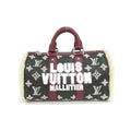 Louis Vuitton Black Ivory Rouge Leather Boston Bag (Pre-Owned)
