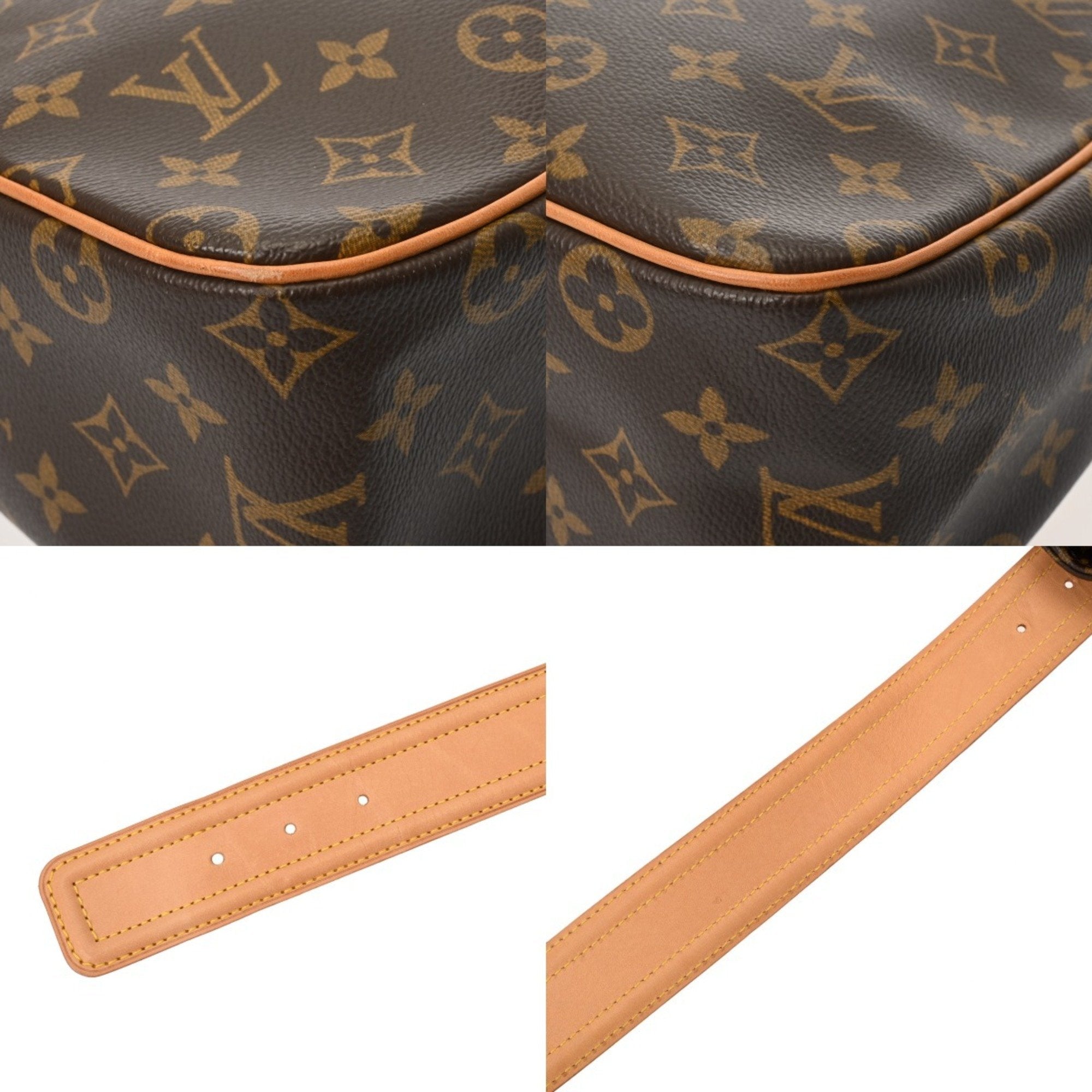 Louis Vuitton Brown Monogram Canvas Shoulder Bag (Pre-Owned)