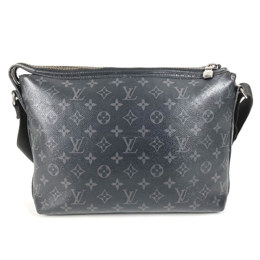 Louis Vuitton Black Monogram Eclipse Canvas Messenger Bag Shoulder Bag (Pre-Owned)