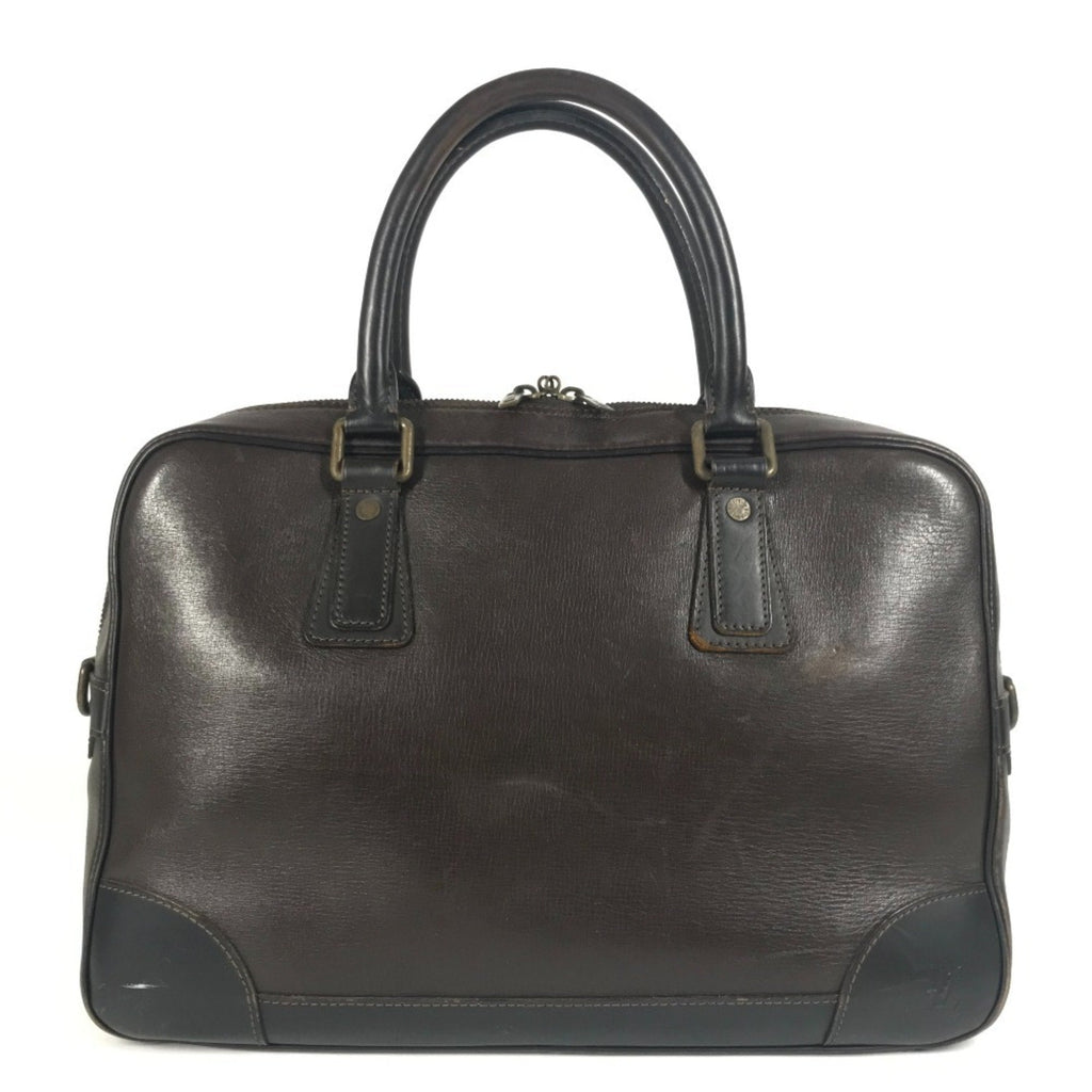 Louis Vuitton Brown Coffee Utah Leather Leather Briefcase Handbag Tote Bag (Pre-Owned)