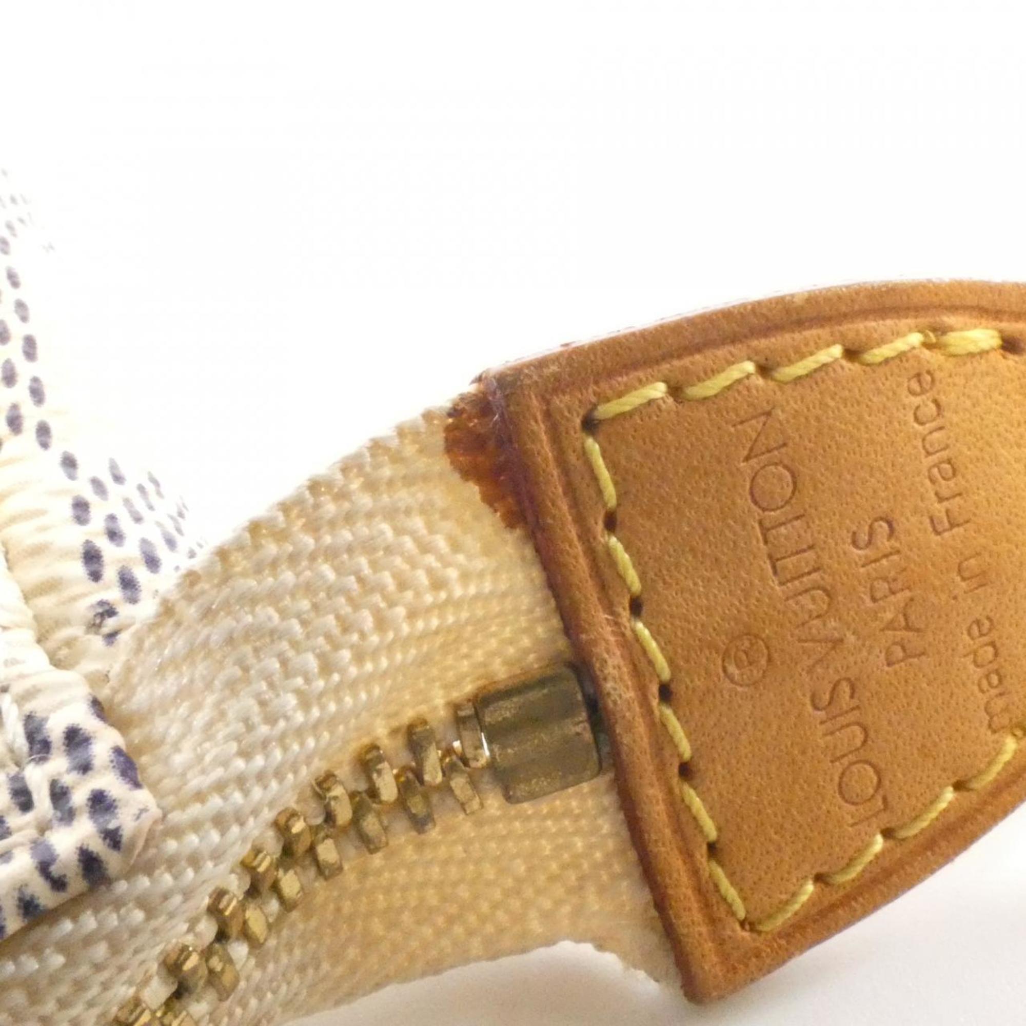 Louis Vuitton Azur Coated Canvas Pochette Pouch (Pre-Owned)
