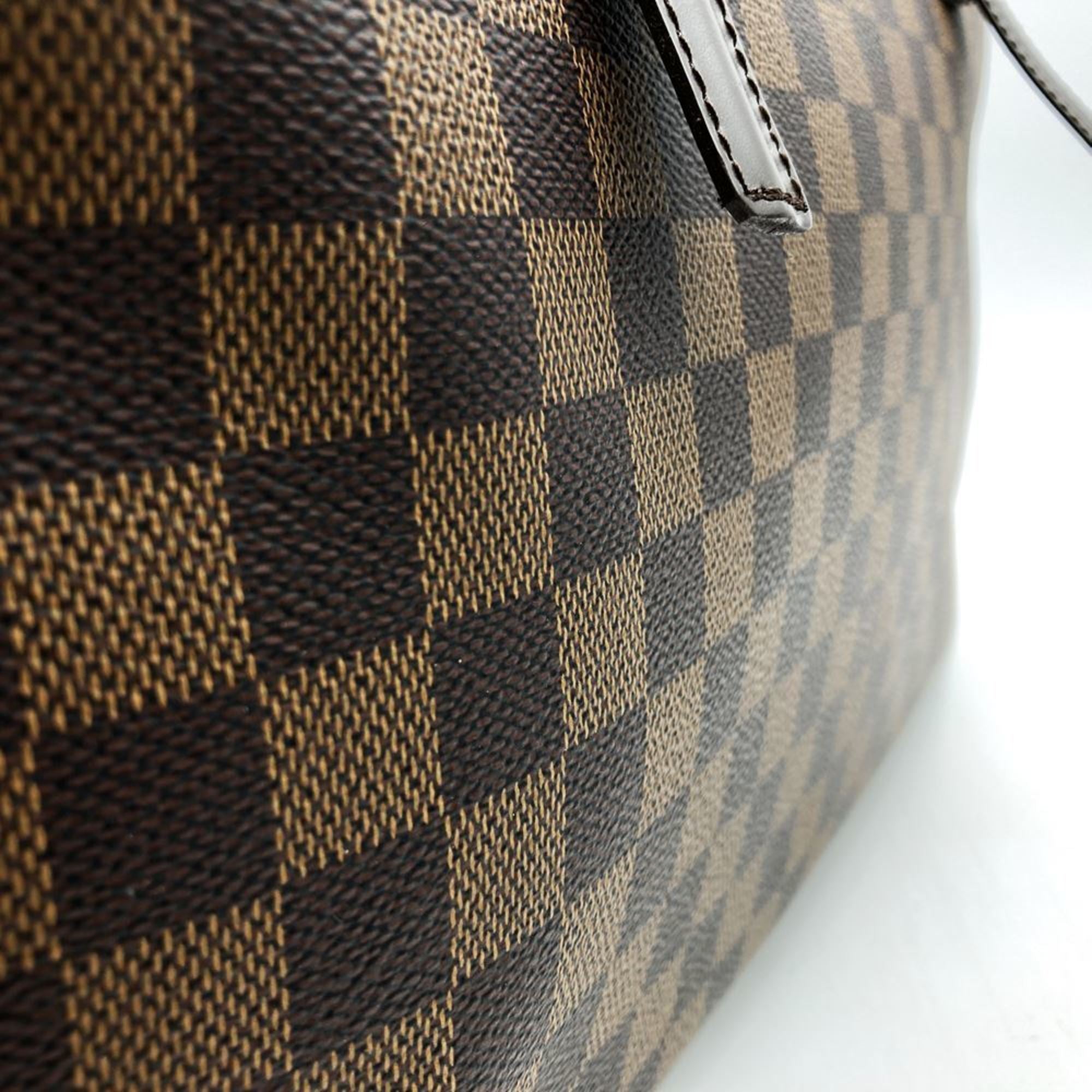 Louis Vuitton Brown Damier Canvas Shoulder Bag Tote Bag (Pre-Owned)