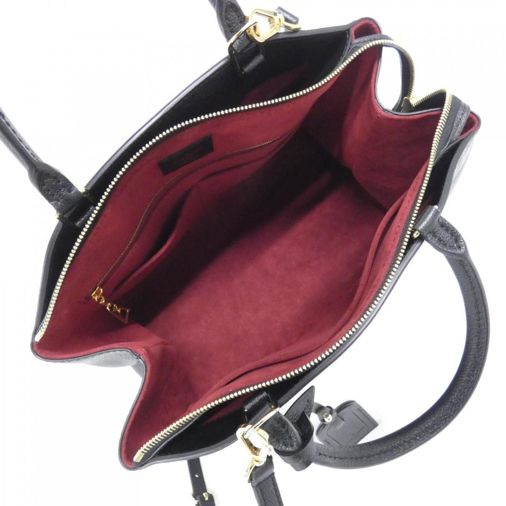 Louis Vuitton Black Leather Handbag (Pre-Owned)
