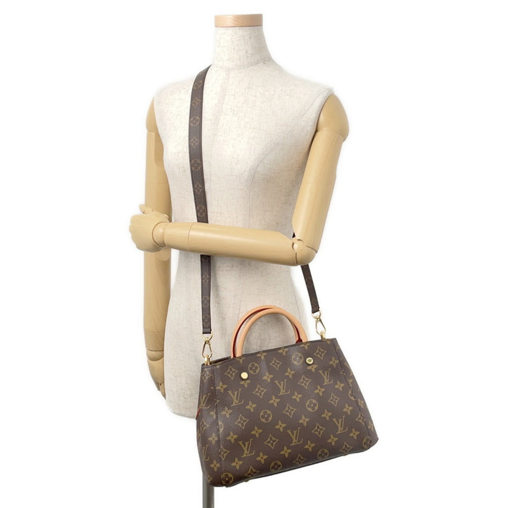 Louis Vuitton Bordeaux Monogram Monogram Leather Handbag Shoulder Bag (Pre-Owned)