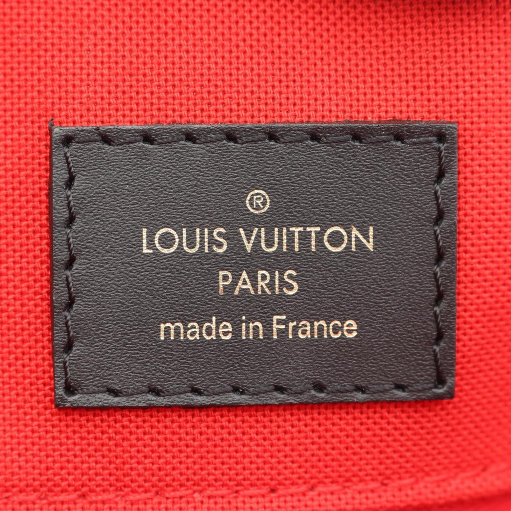 Louis Vuitton Beige Brown Coated Canvas Tote Bag (Pre-Owned)