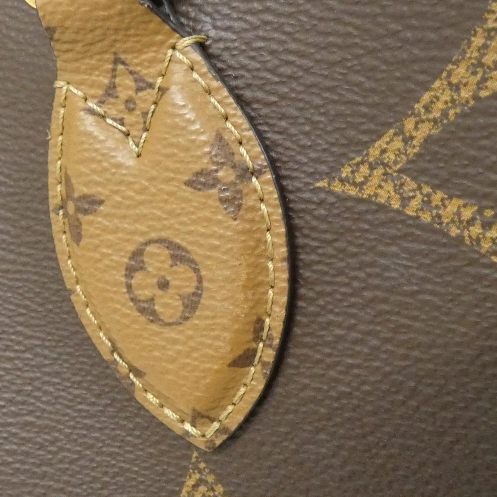 Louis Vuitton Marron Coated Canvas Handbag (Pre-Owned)