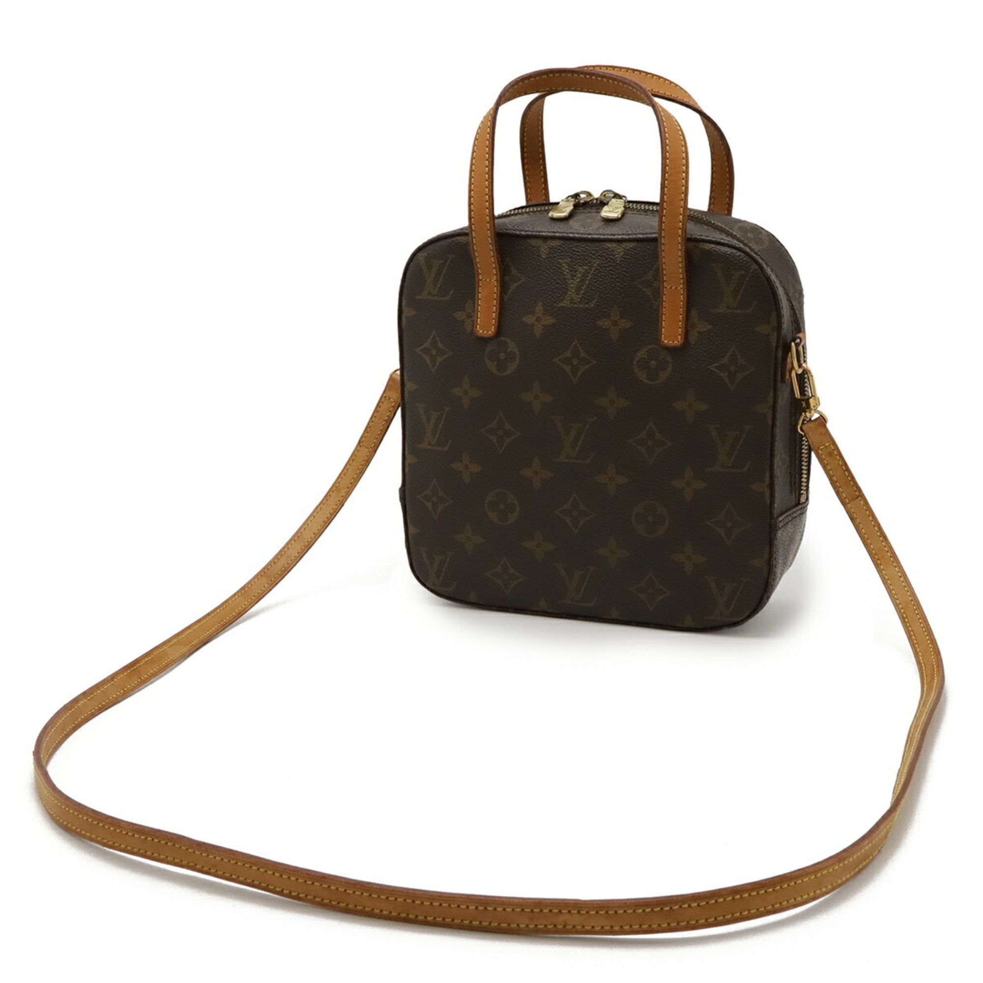 Louis Vuitton Brown Monogram Handbag Shoulder Bag (Pre-Owned)