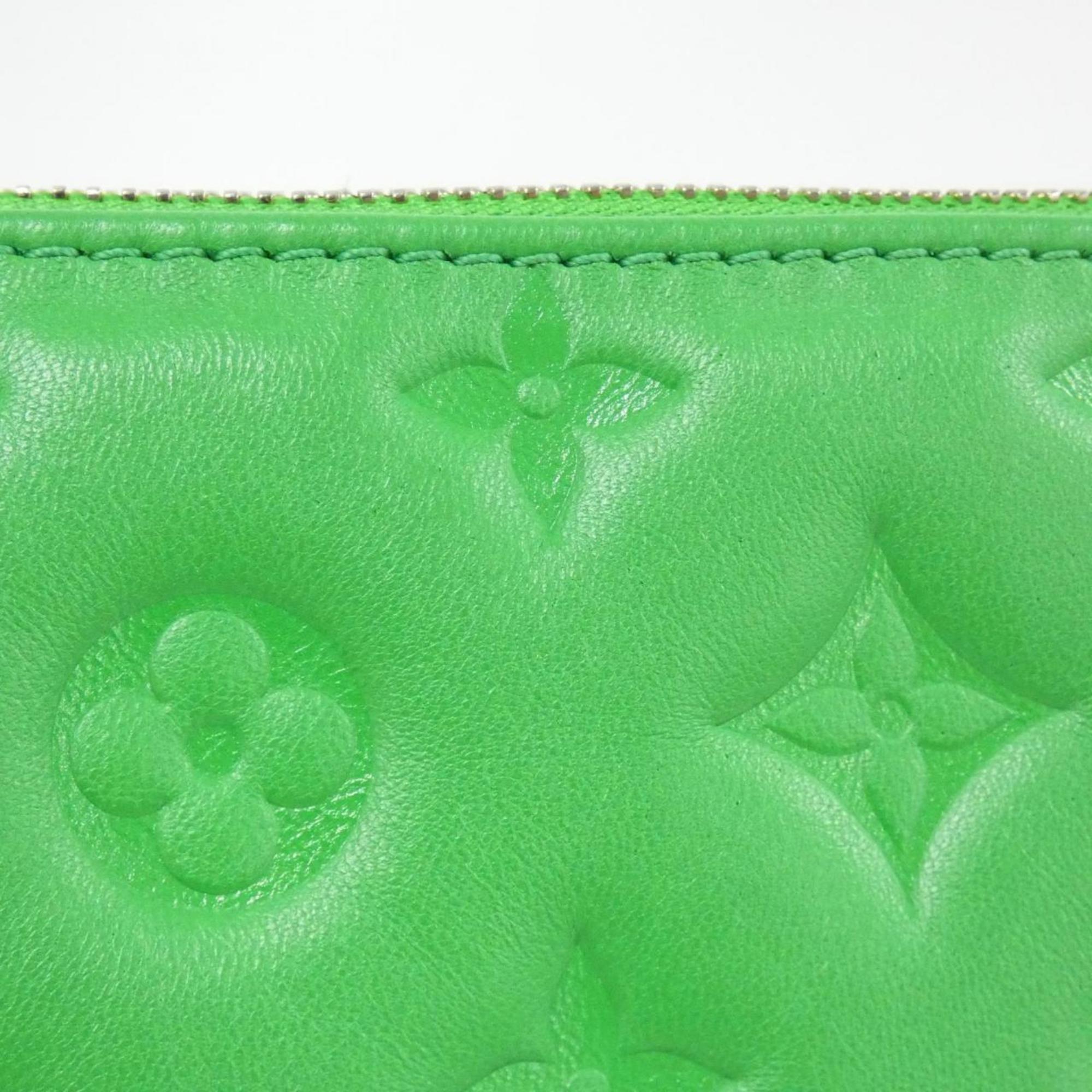 Louis Vuitton Green Leather Handbag (Pre-Owned)