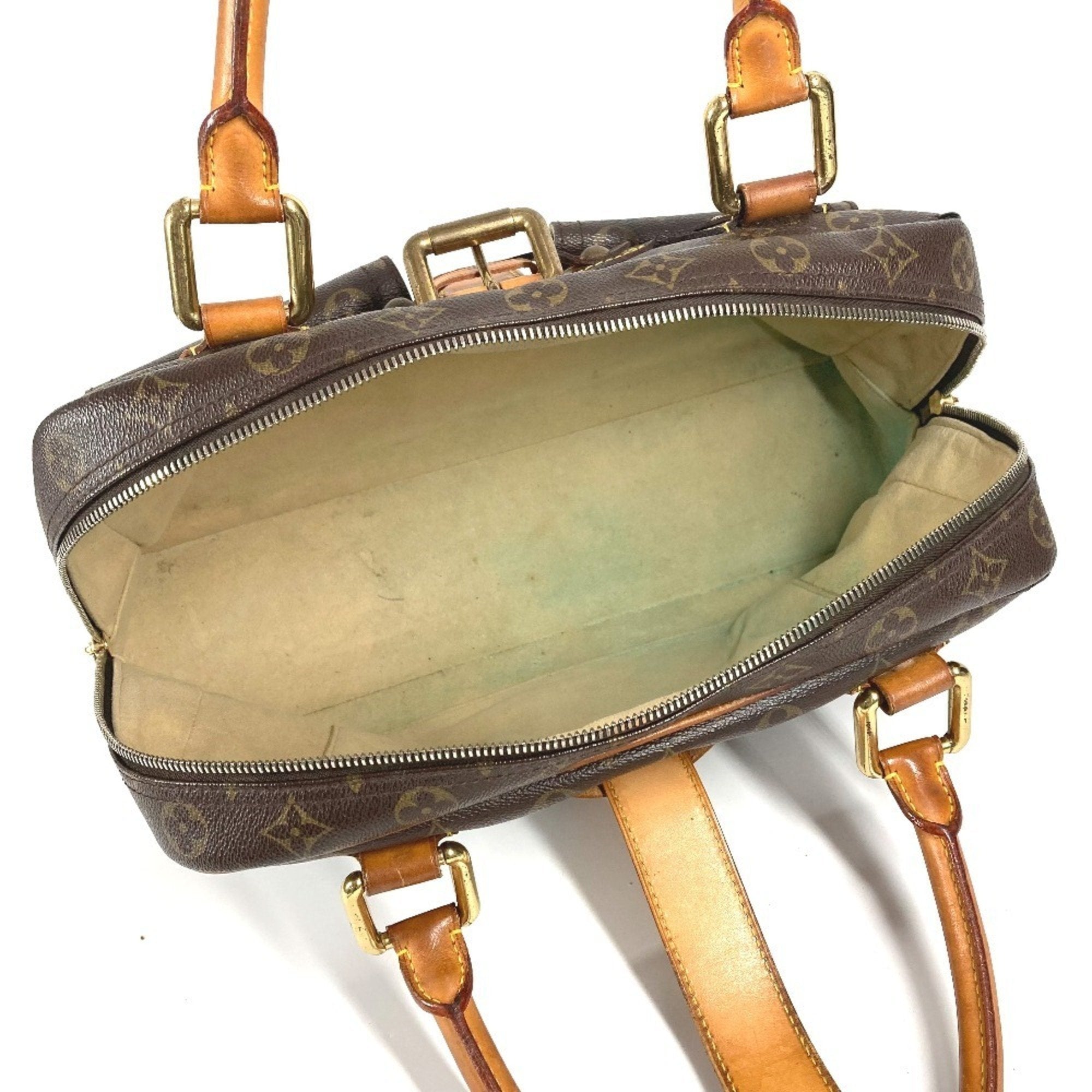 Louis Vuitton Brown Monogram Monogram Boston Bag Handbag Shoulder Bag (Pre-Owned)
