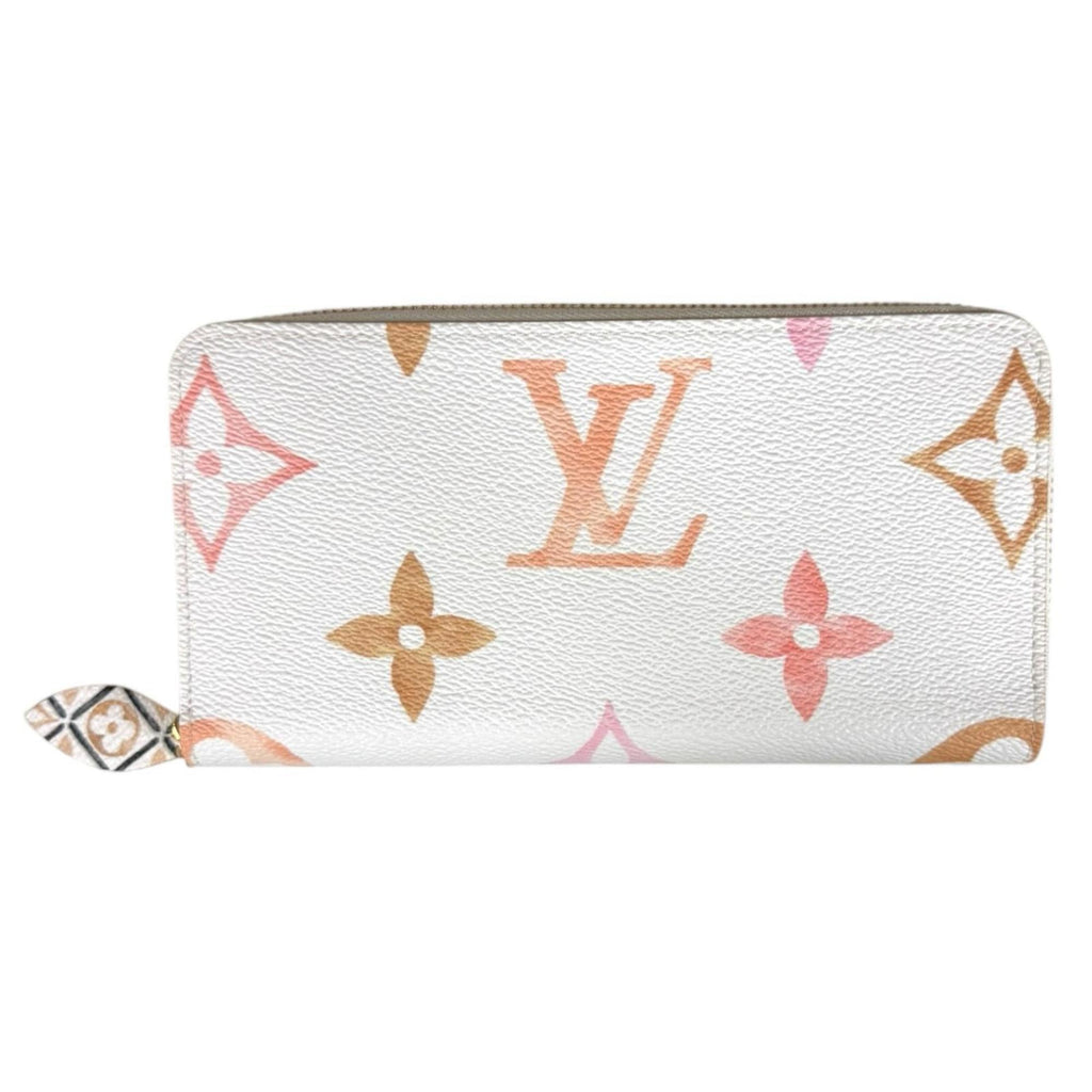 Louis Vuitton Pink White Monogram Empreinte Long Wallet (Bi-Fold) (Pre-Owned)