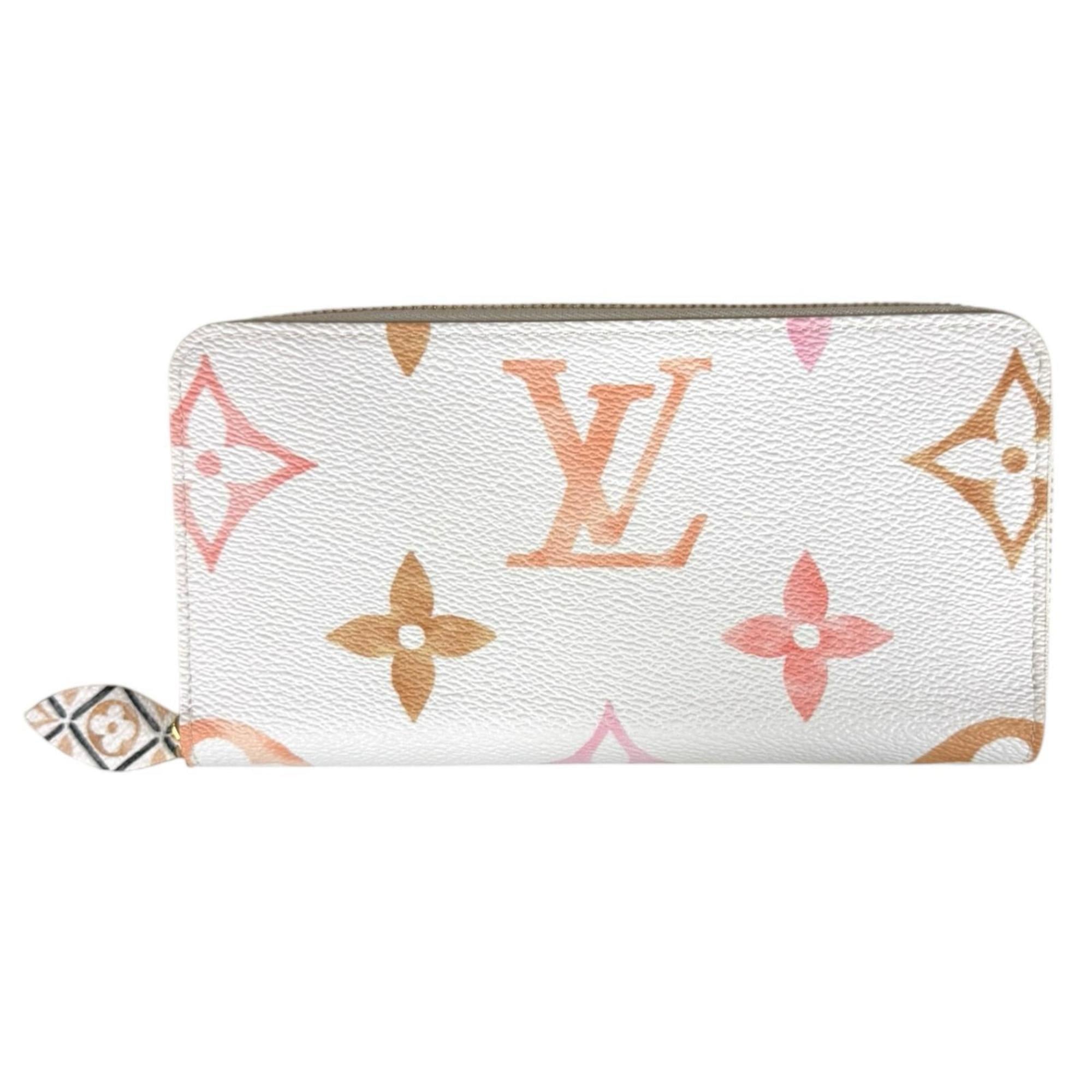 Louis Vuitton Pink White Monogram Empreinte Long Wallet (Bi-Fold) (Pre-Owned)
