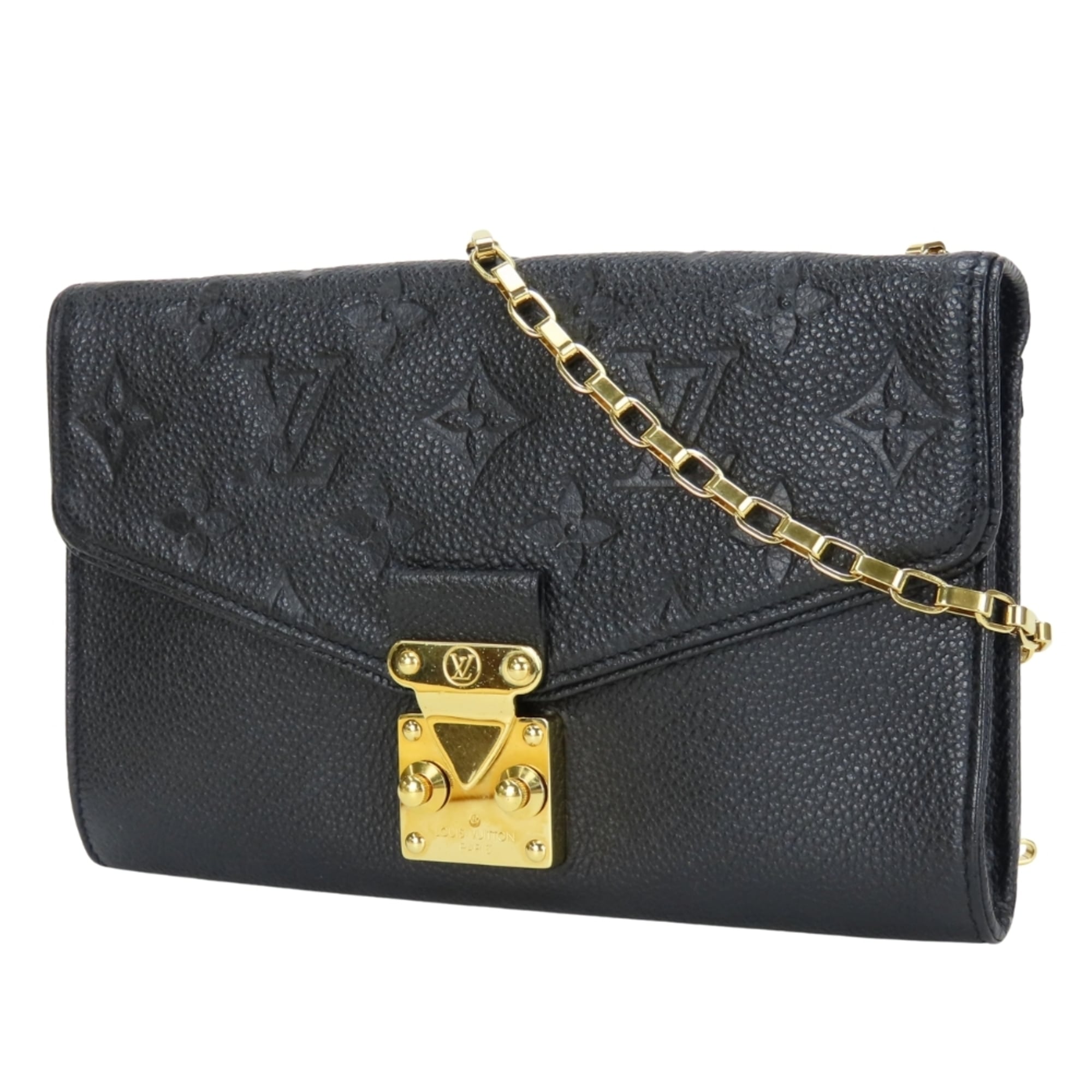 Louis Vuitton Noir Monogram Empreinte Pochette Shoulder Bag (Pre-Owned)