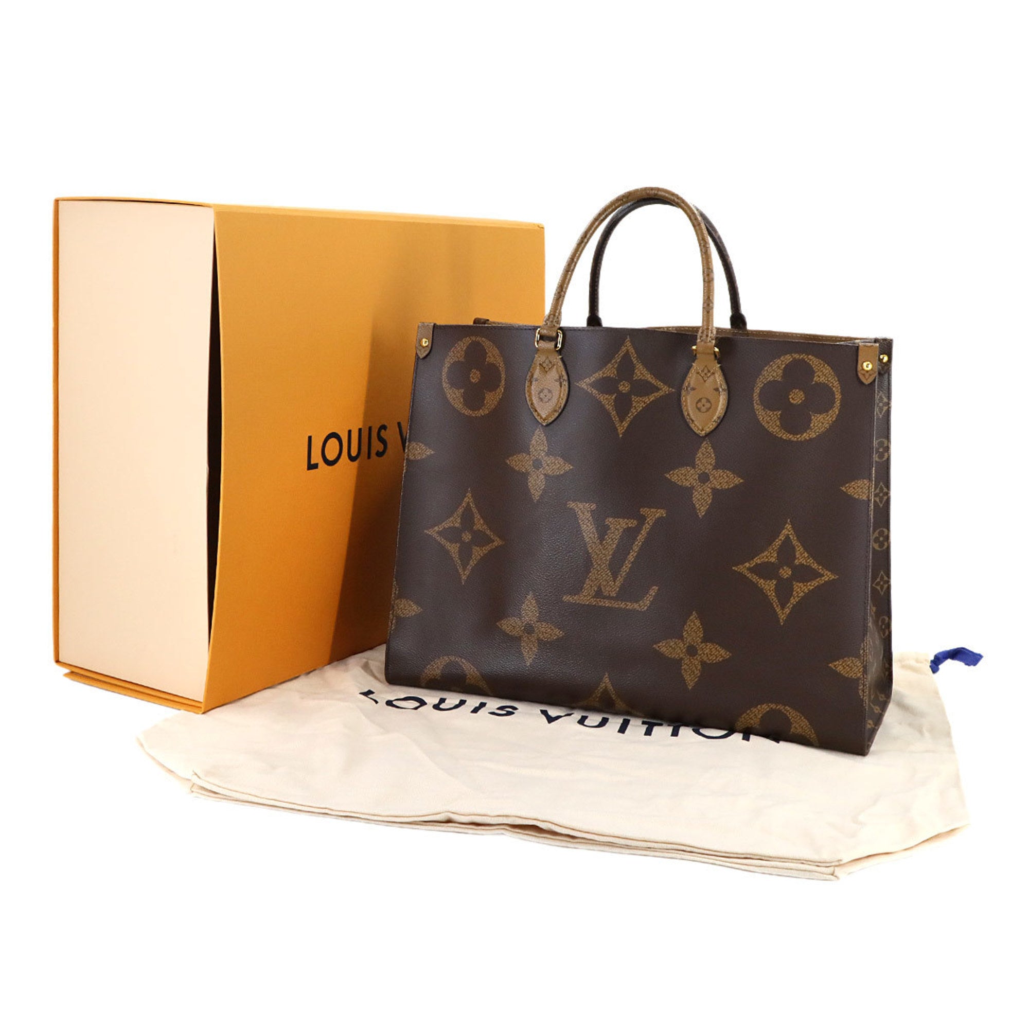Louis Vuitton Monogram Monogram Reverse Monogram Monogram Reverse Shoulder Bag Tote Bag (Pre-Owned)