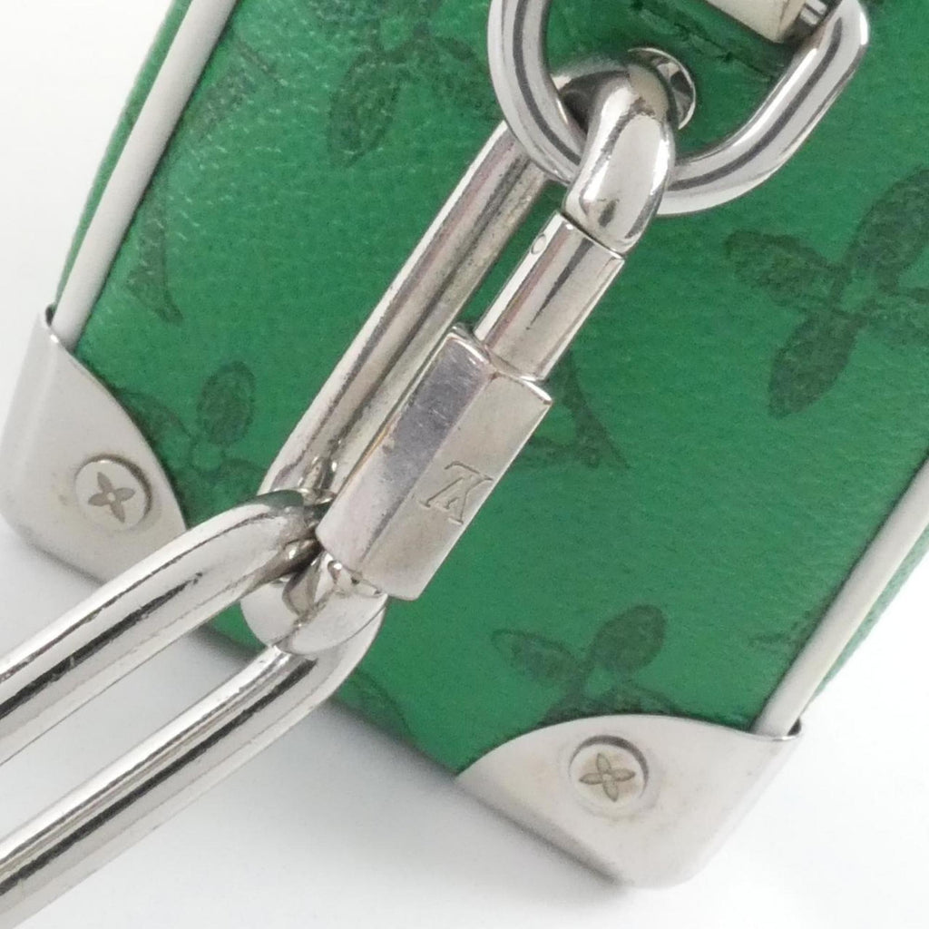 Louis Vuitton Vert Coated Canvas Shoulder Bag (Pre-Owned)