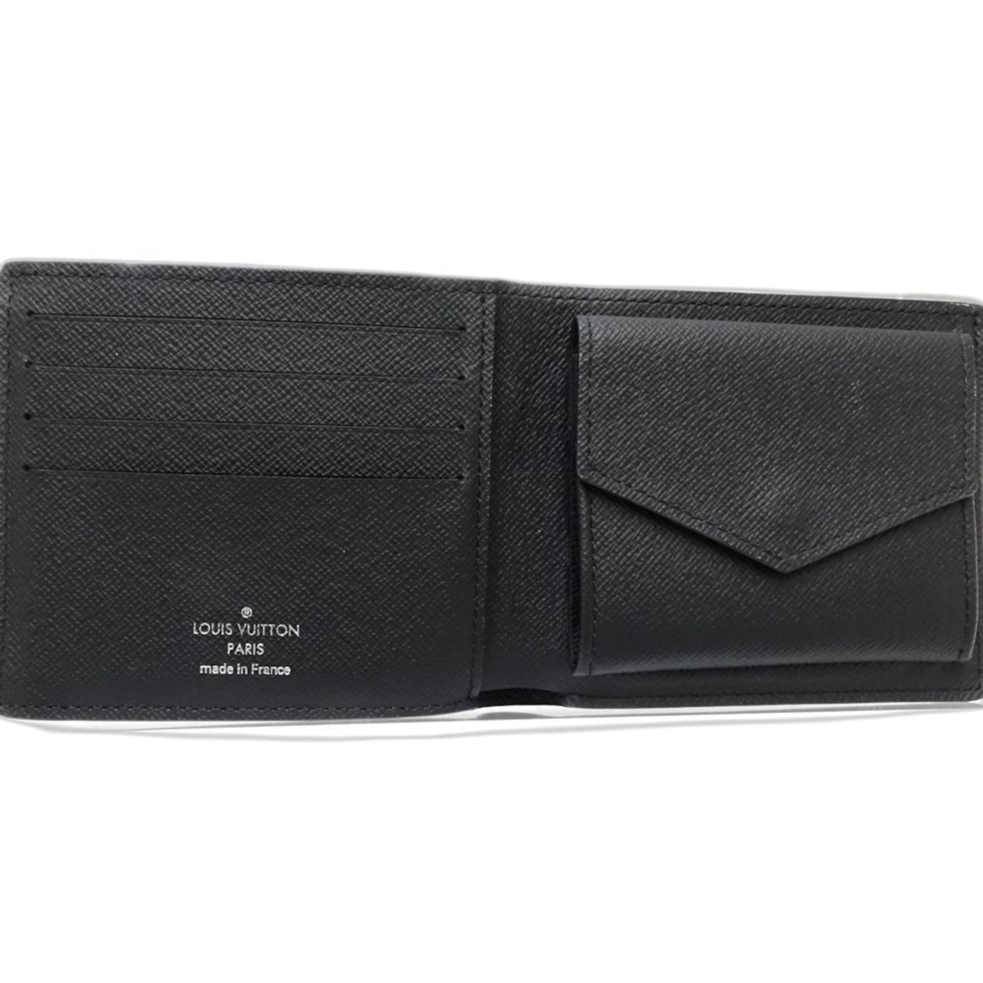 Louis Vuitton Monogram Eclipse Noir Monogram Eclipse Wallet (Bi-Fold) (Pre-Owned)